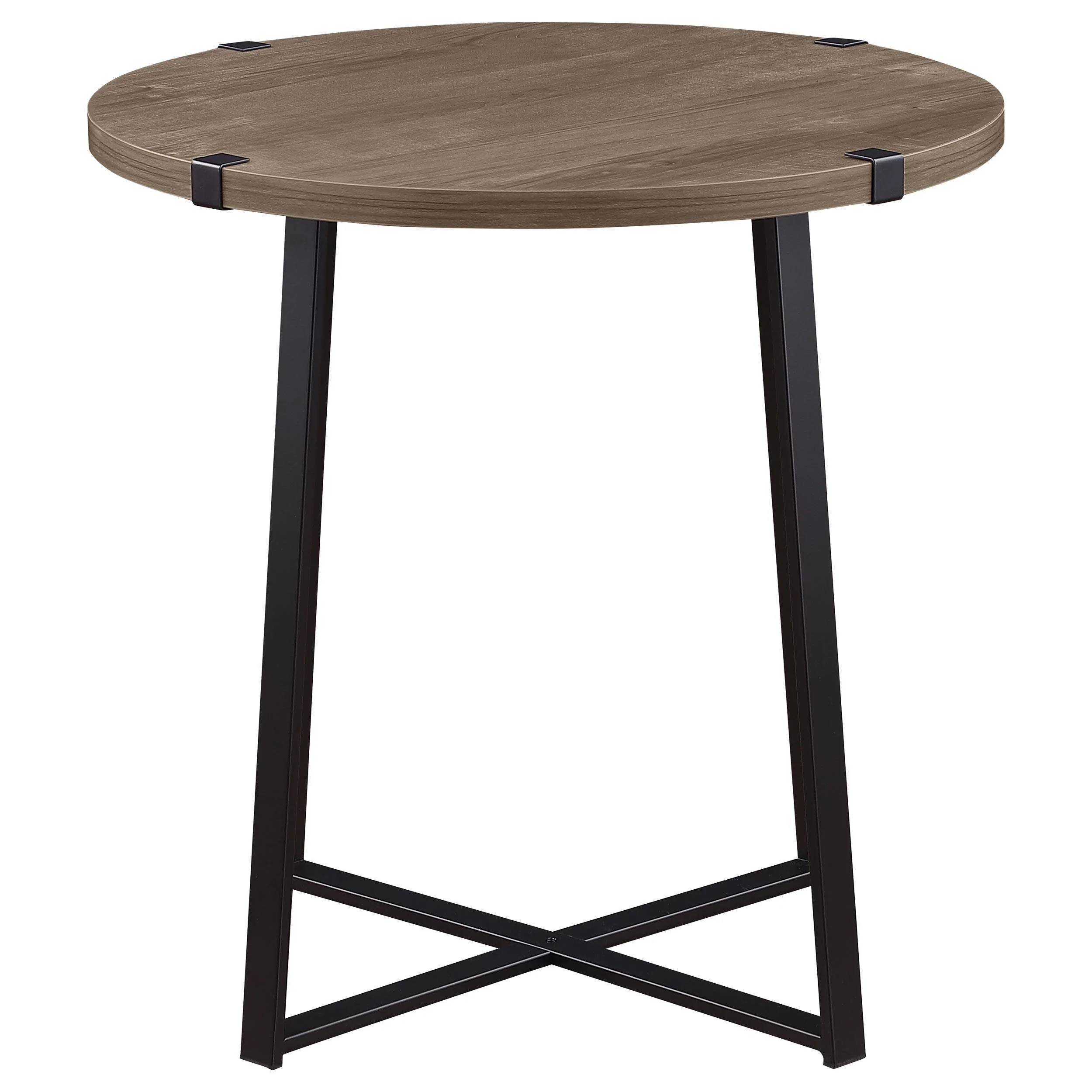 Marcus Light Brown 2-piece Round Coffee and End Table Set - Image 6