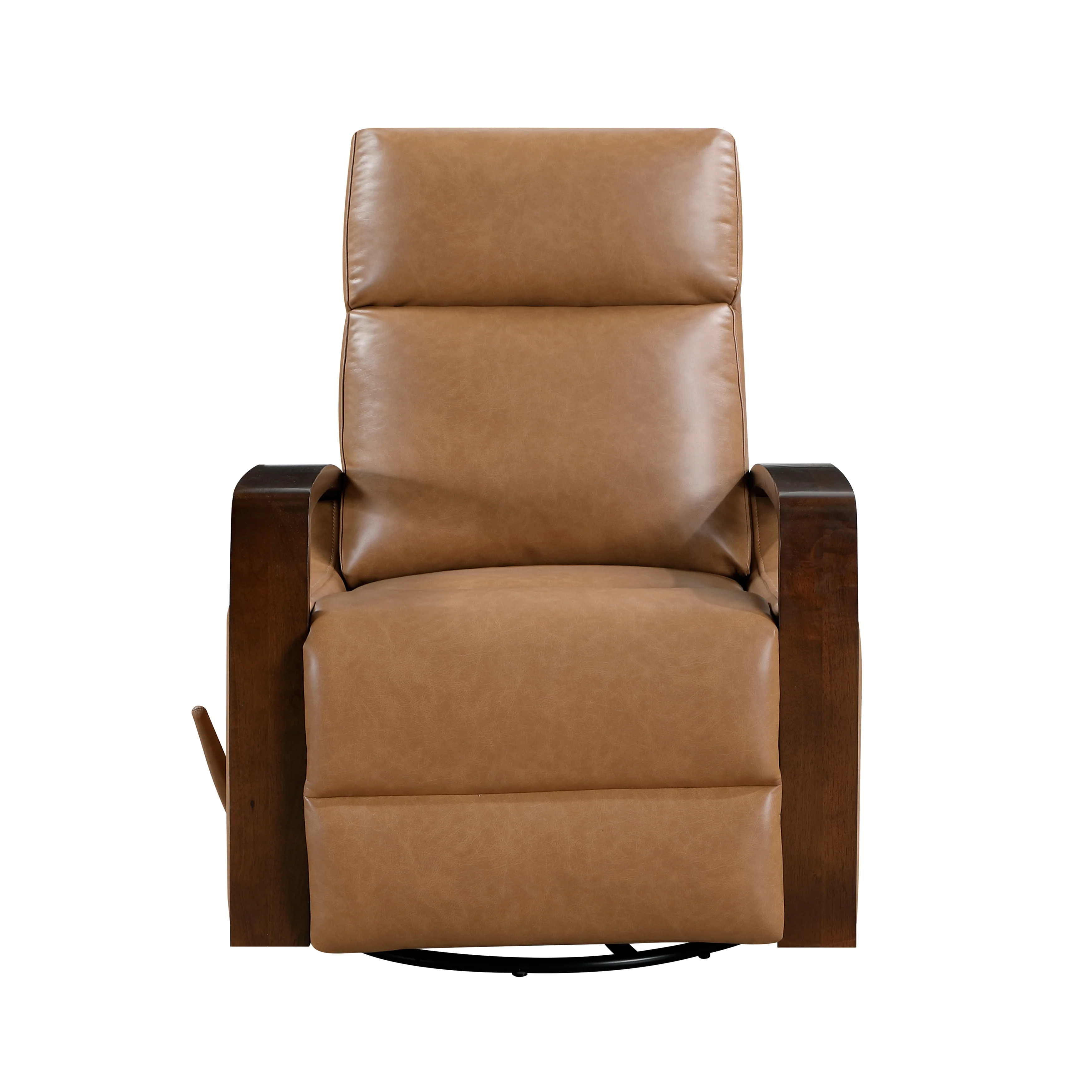 Margerie Camel Swivel Glider Reclining Chair - Image 2