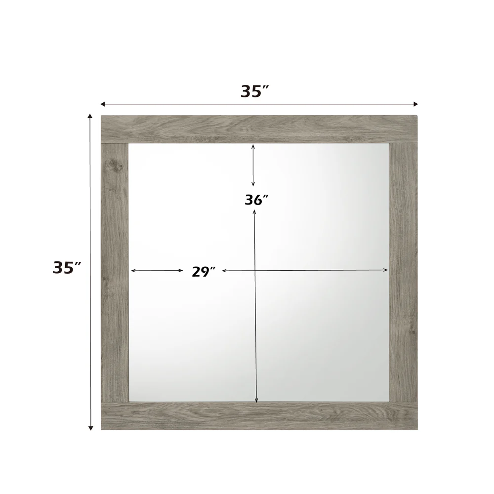 Mari Light Gray Mirror - Image 5