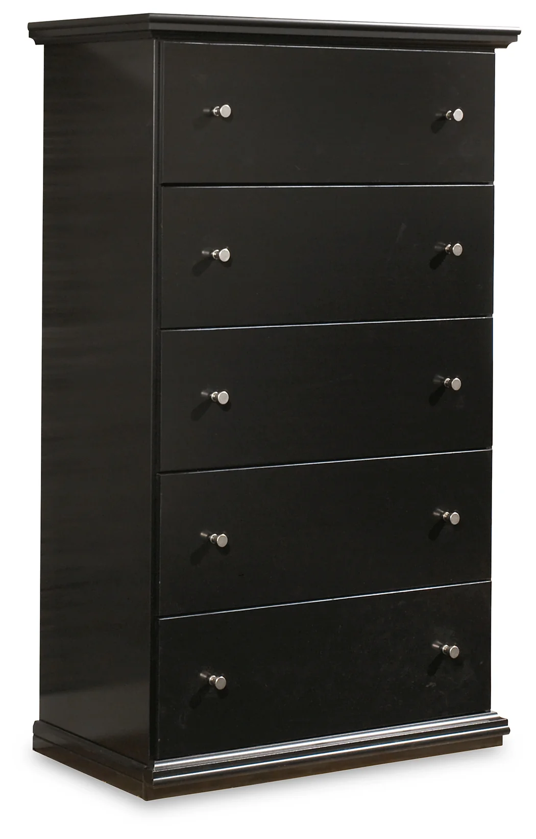 Maribel Black Full Panel Bed, Dresser, Mirror and Chest - Image 10