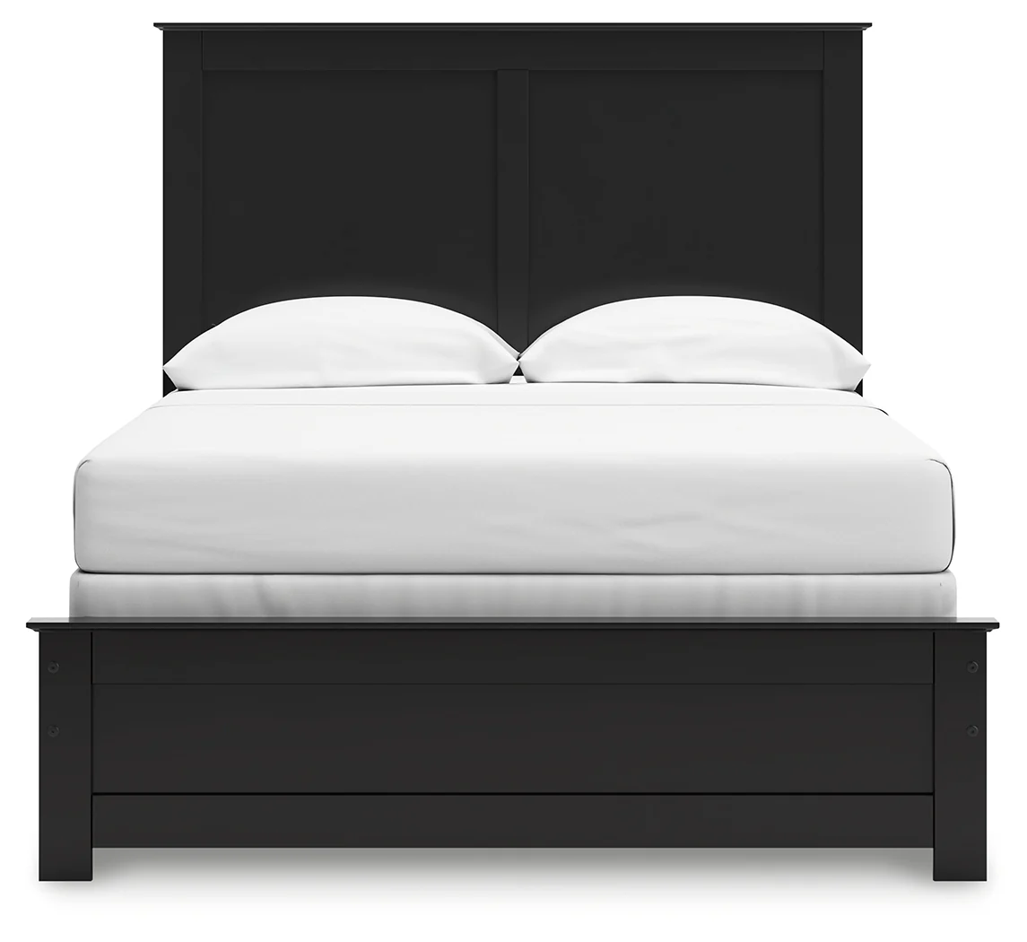 Maribel Black Full Panel Bed, Dresser, Mirror and Chest - Image 12