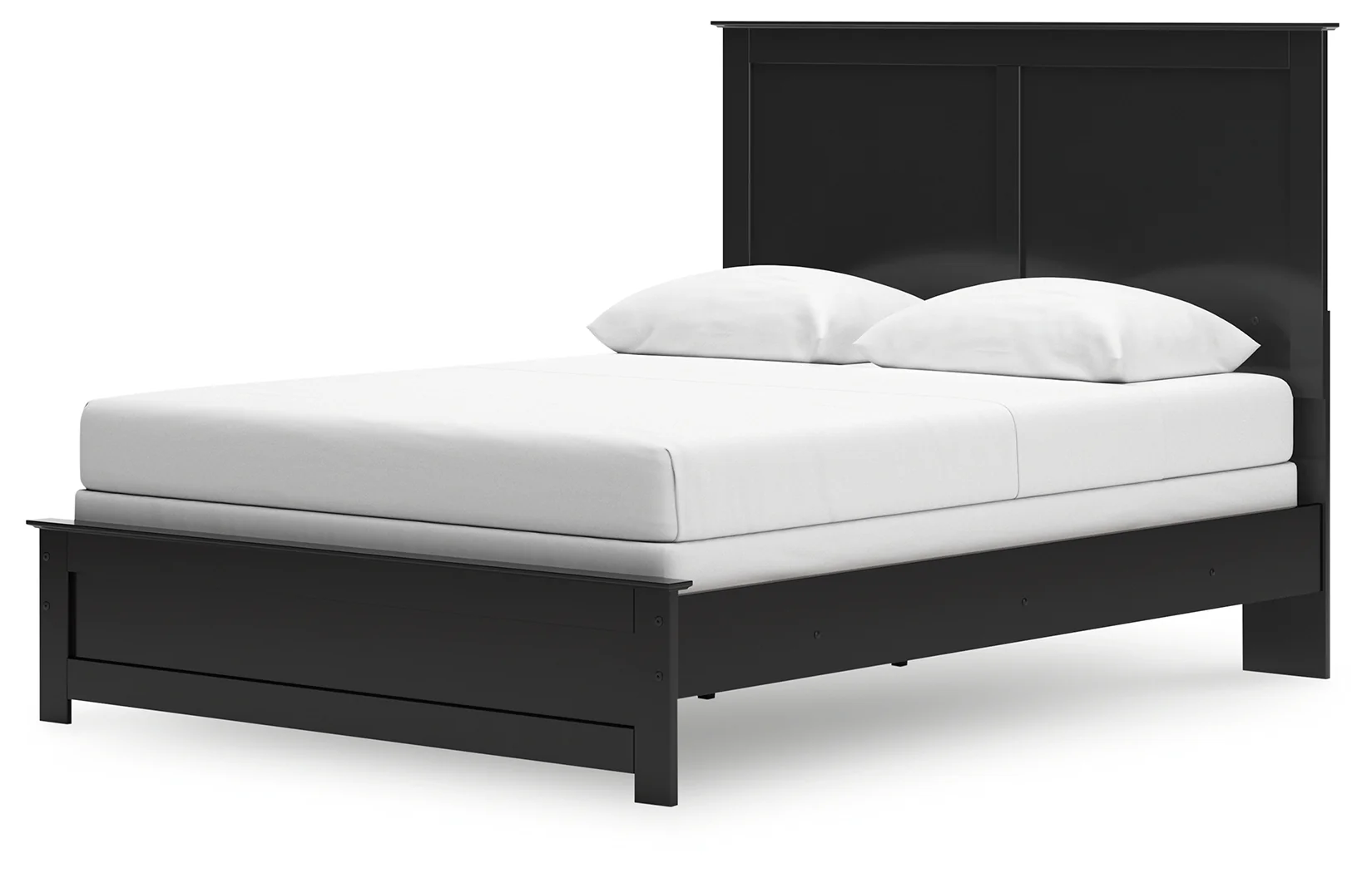 Maribel Black Queen Panel Bed, Dresser and Mirror - Image 14