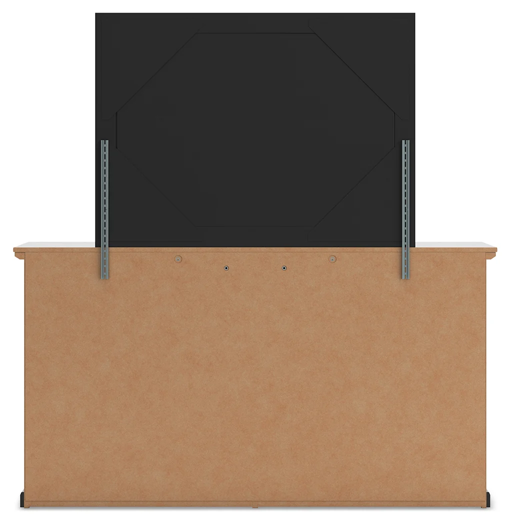 Maribel Black Twin Panel Bed, Dresser and Mirror (Online Special Price) - Image 6