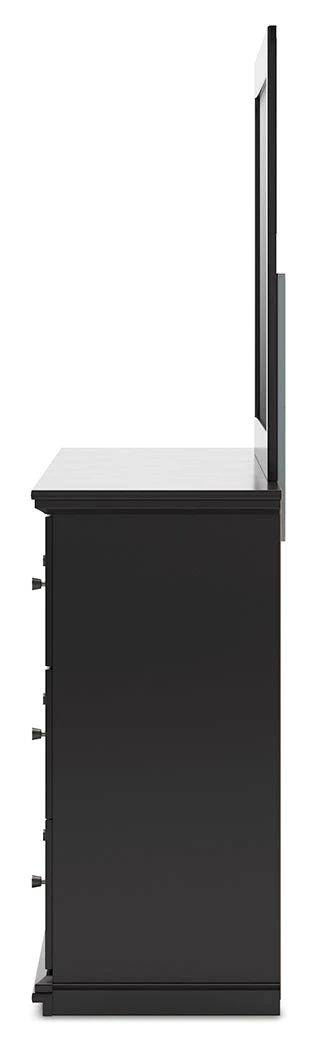 Maribel King Panel Bed with Dresser and Mirror (Online Special Price) - Image 7