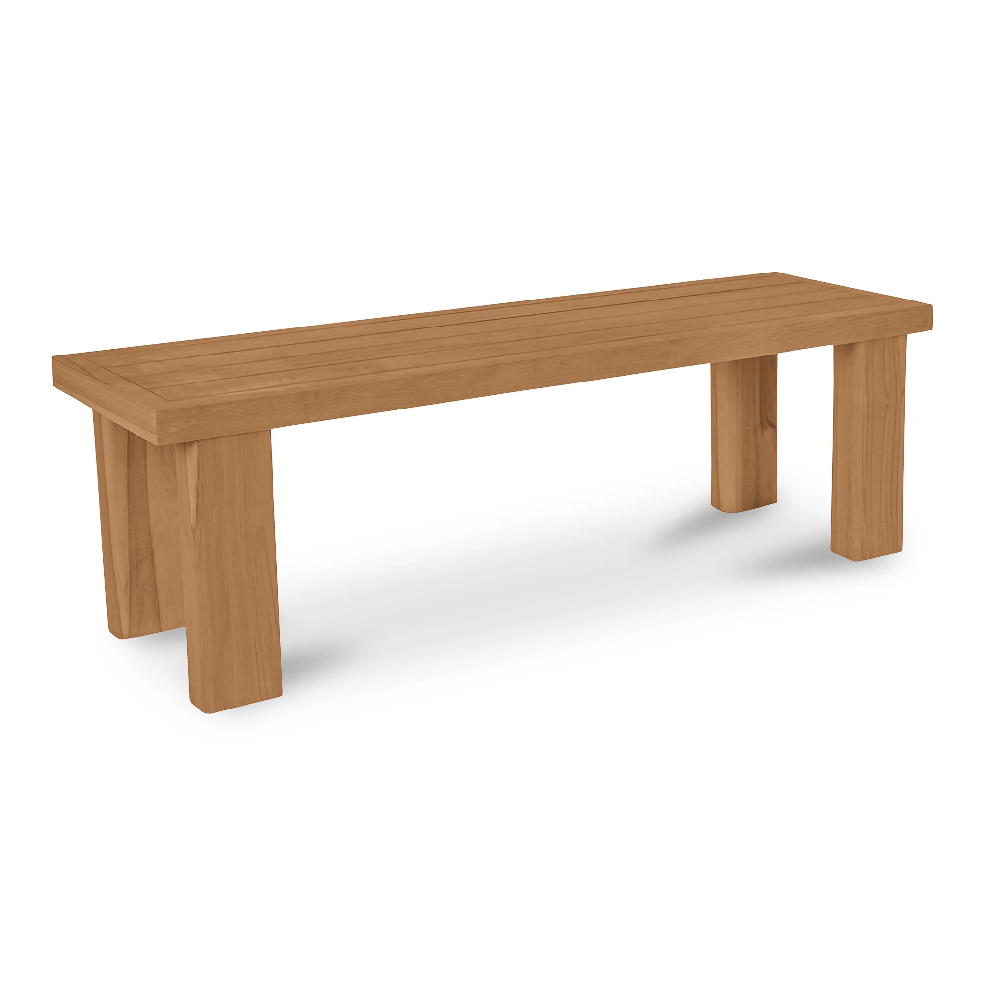 Marina Natural Outdoor Dining Bench - Image 5