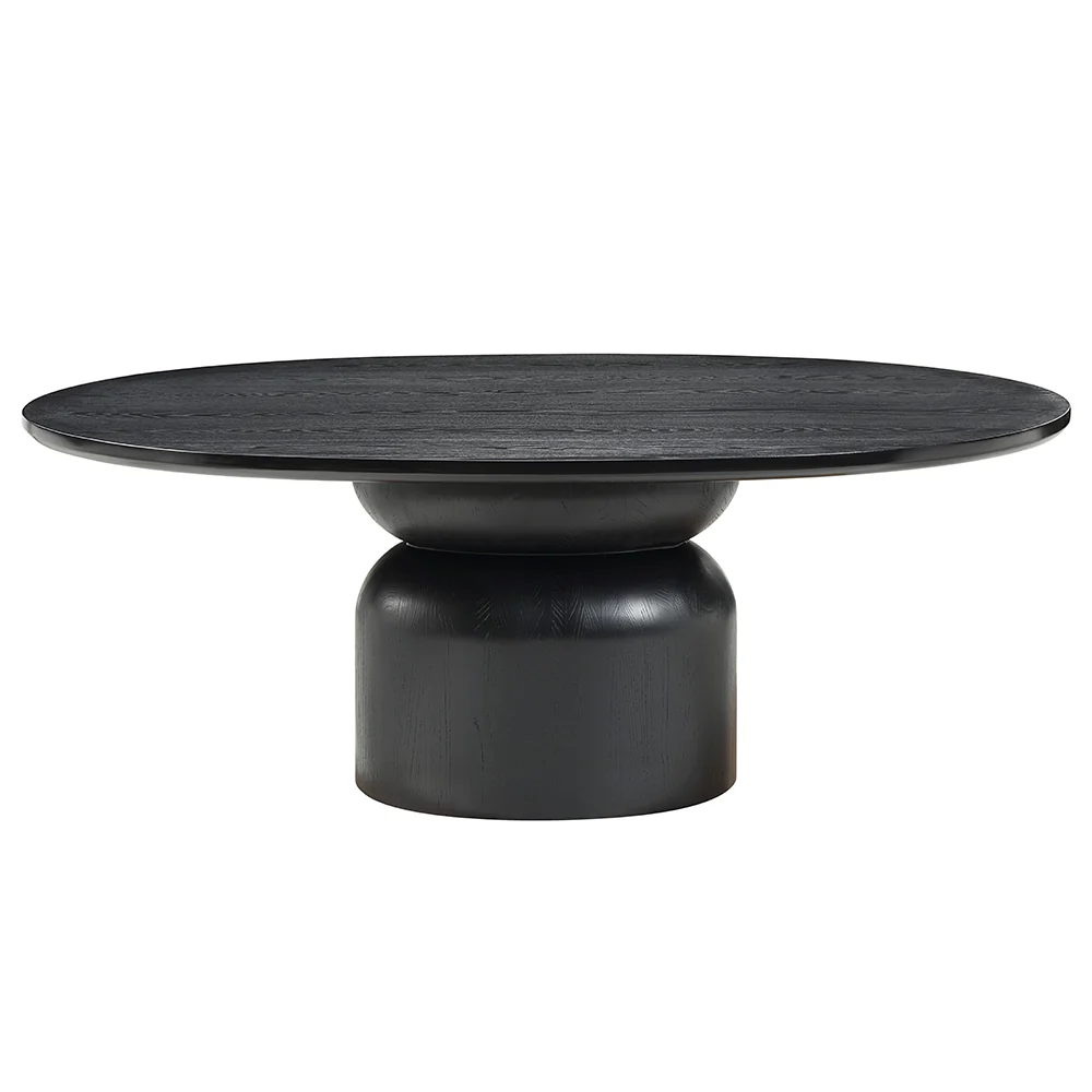 Marioly Ash Black Dining Table - Image 3