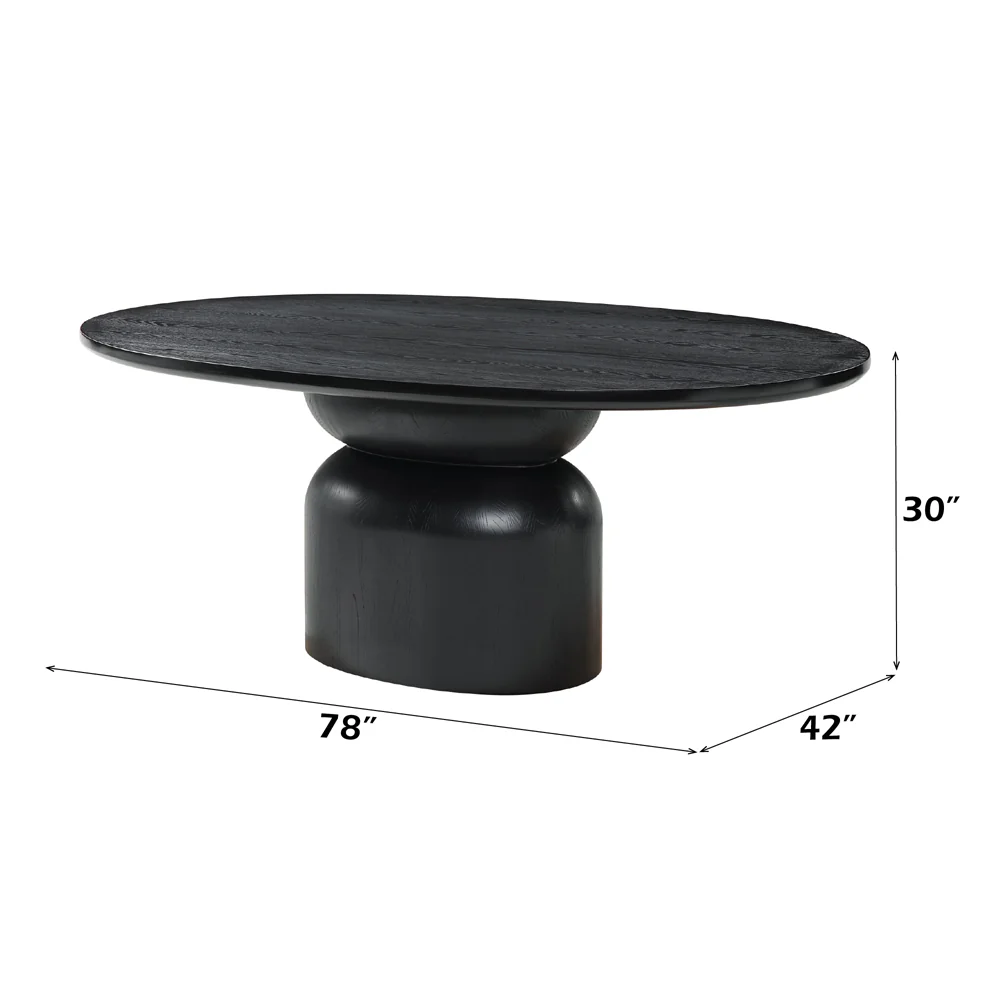 Marioly Ash Black Dining Table - Image 6