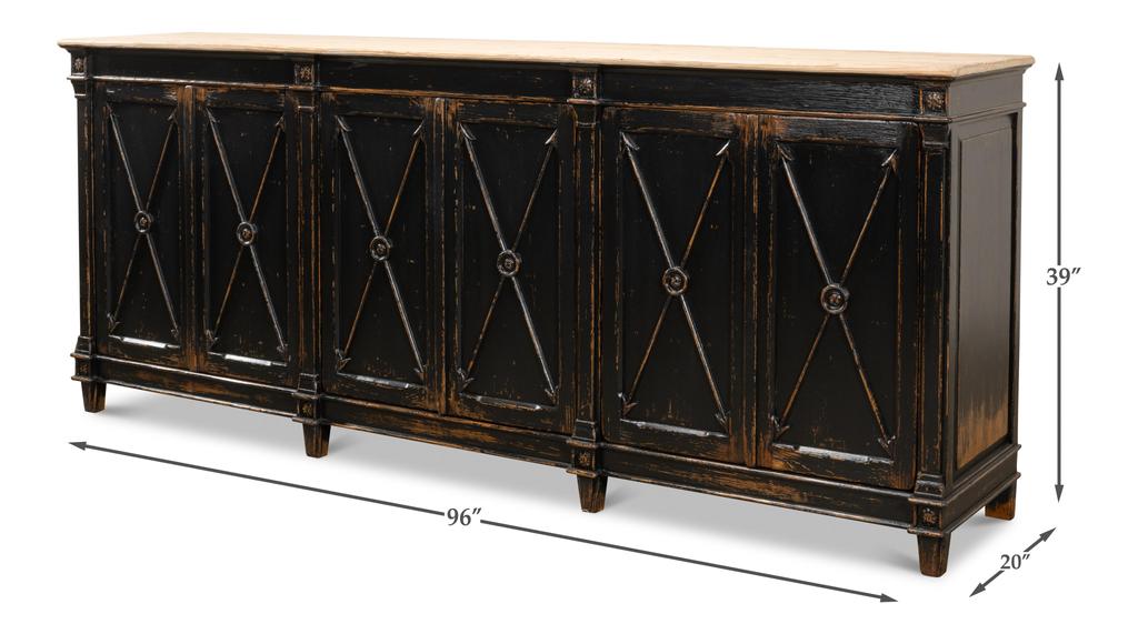Marksman Black Sideboard - Image 9