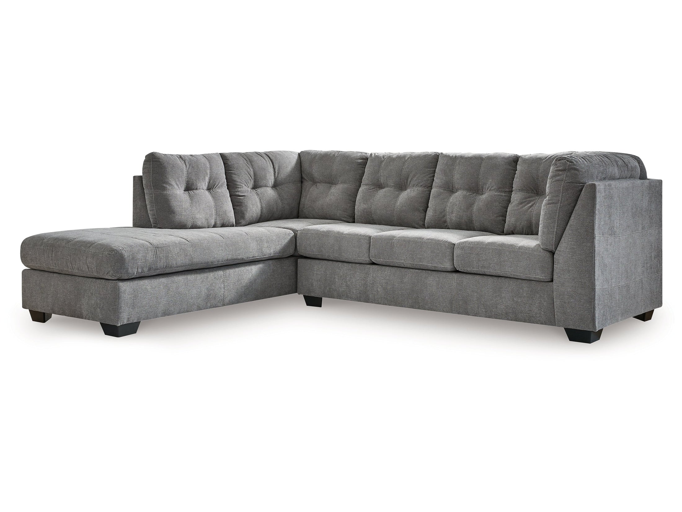Marleton Gray 2-Piece Sectional with Chaise (Online Special Price) - Image 2