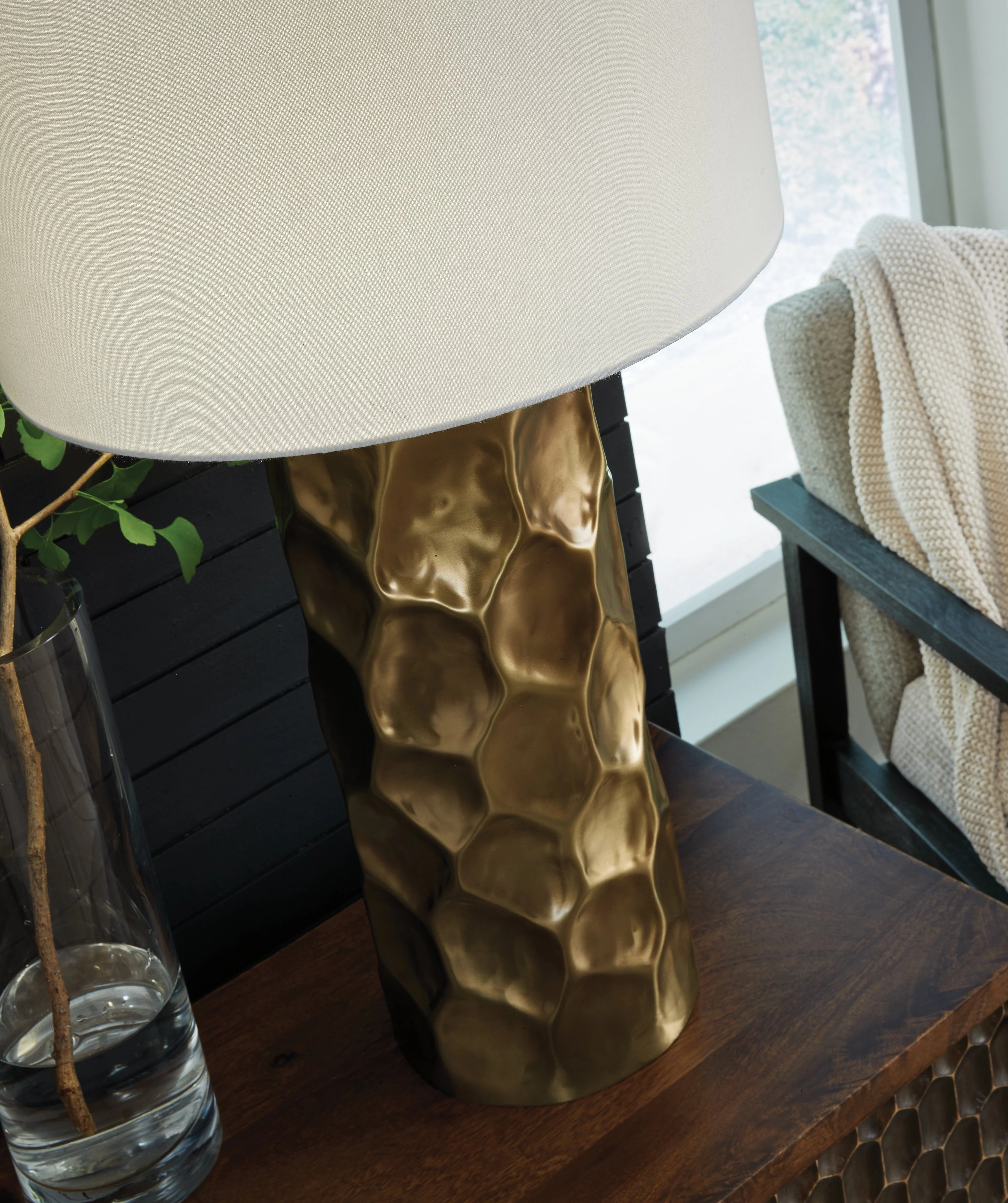 Marshawn Gold Finish Table Lamp (Online Special Price) - Image 4
