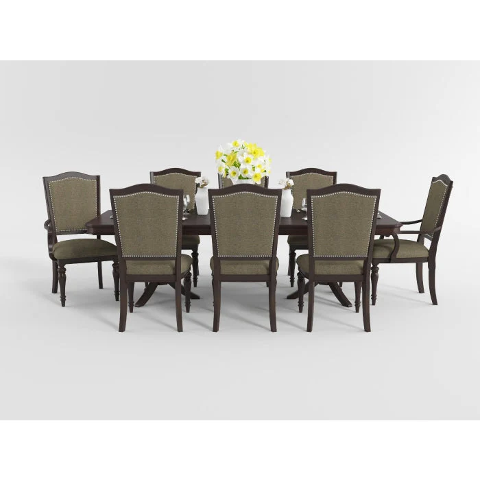 Marston Dark Cherry Arm Chair (Set of 2) - Image 5