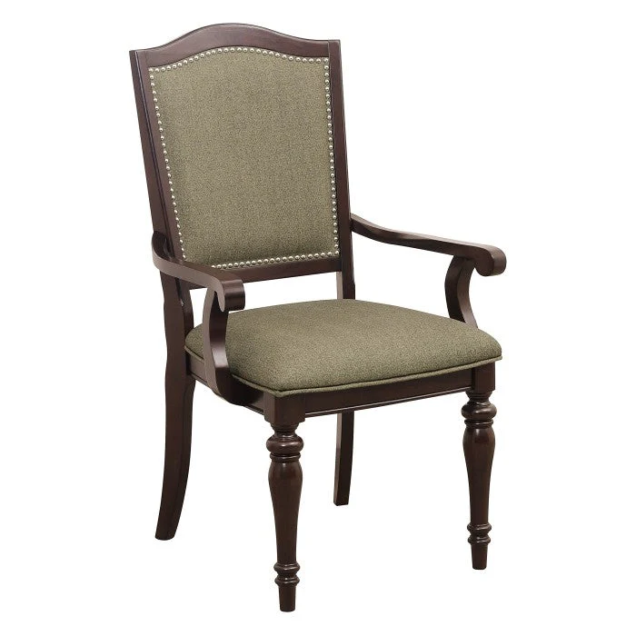Marston Dark Cherry Arm Chair (Set of 2) - Image 6