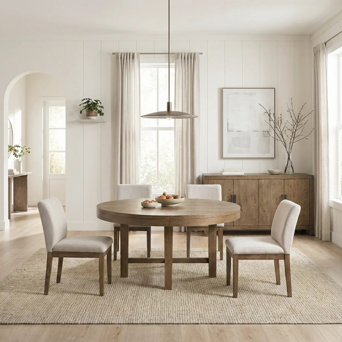 Matisse Brown Round Dining Table - Image 10
