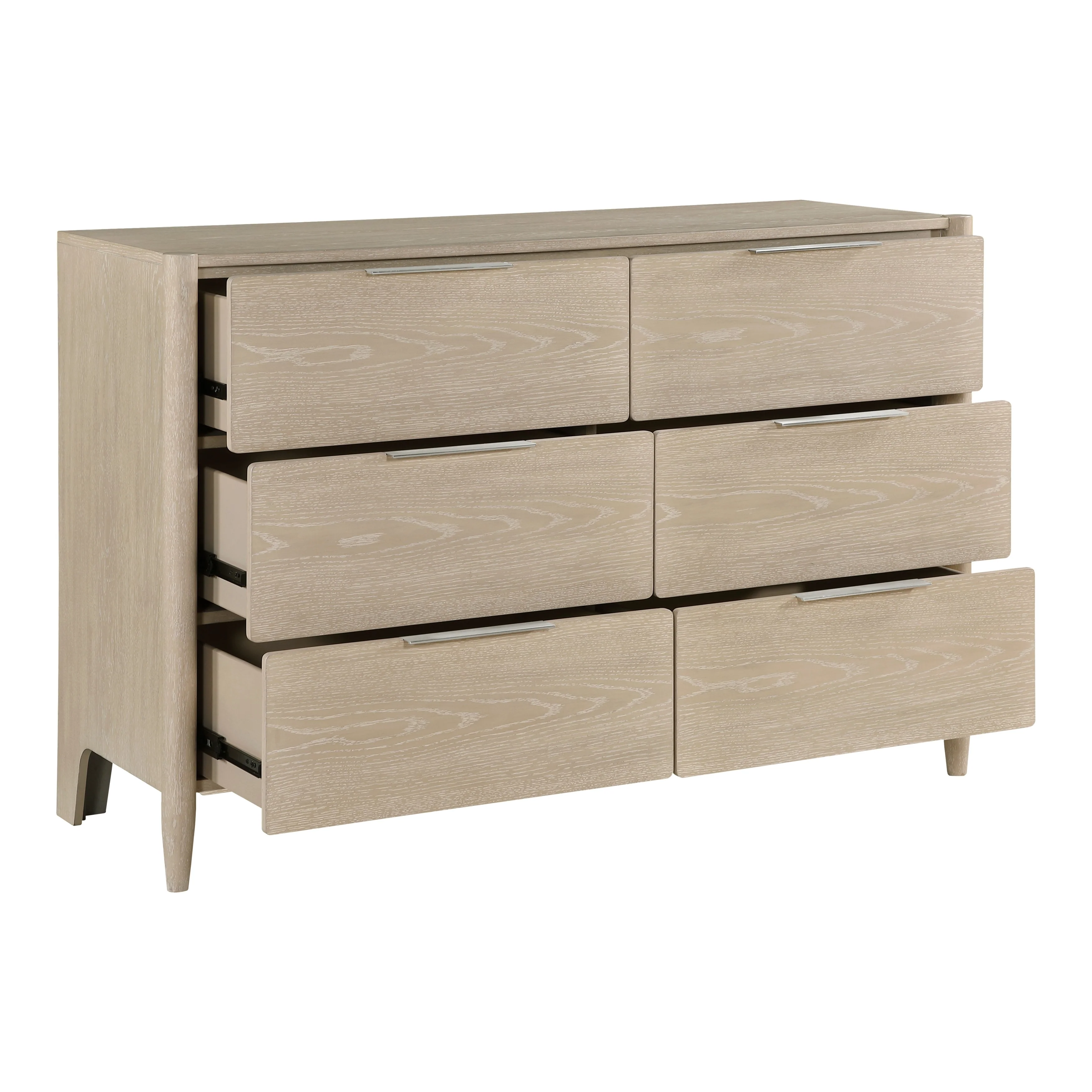 Matteo Light Oak Ceruse/Oyster 5-Piece Queen Bedroom Set - Image 12