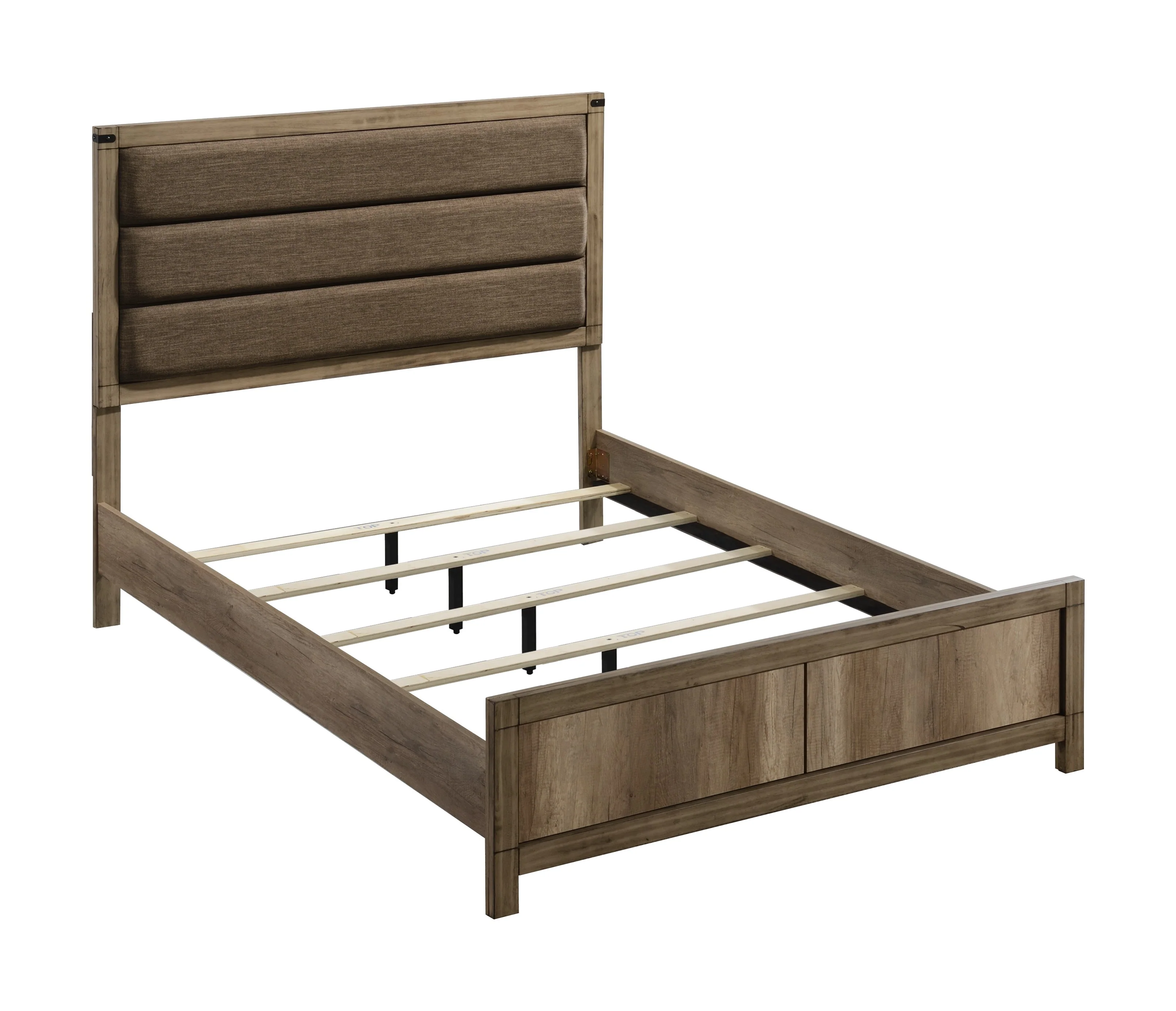 Matteo Weathered Gray Queen Panel Bed - Image 3