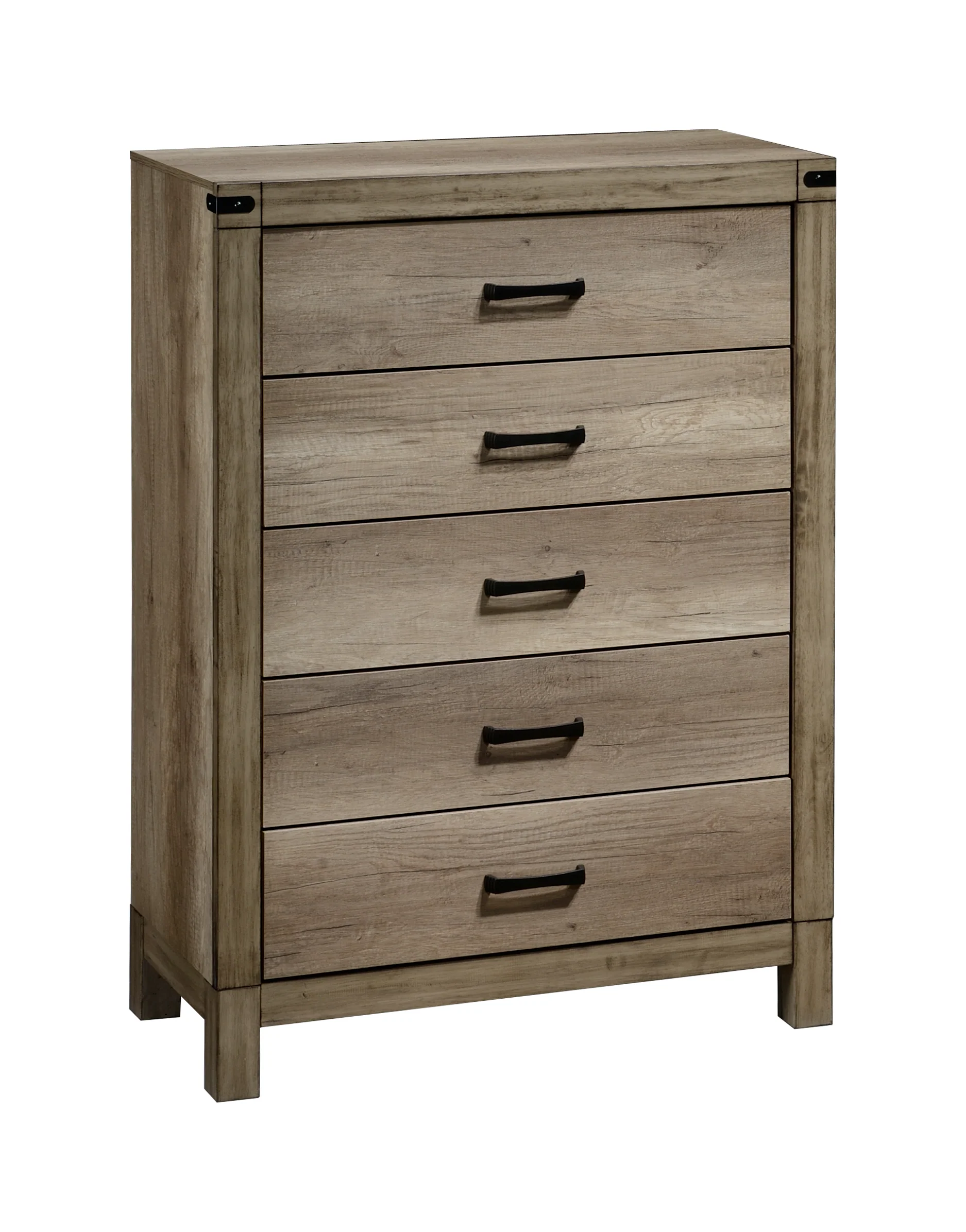 Matteo Weathered Gray Panel Bedroom Set - Image 15