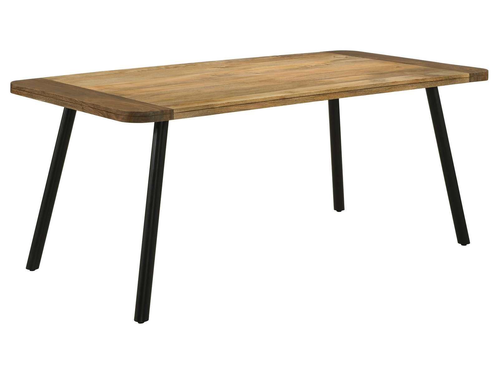 Maverick Natural Mango / Black Dining Table