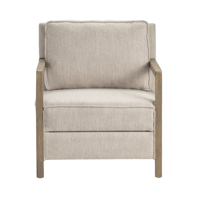 Maxwell Beige/Brown Accent Chair - Image 4