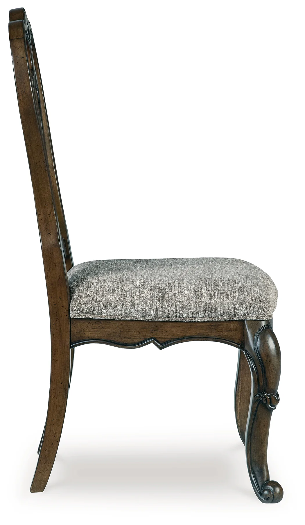 Maylee Dark Brown Dining Table, 6 Chairs and Bench - Image 9