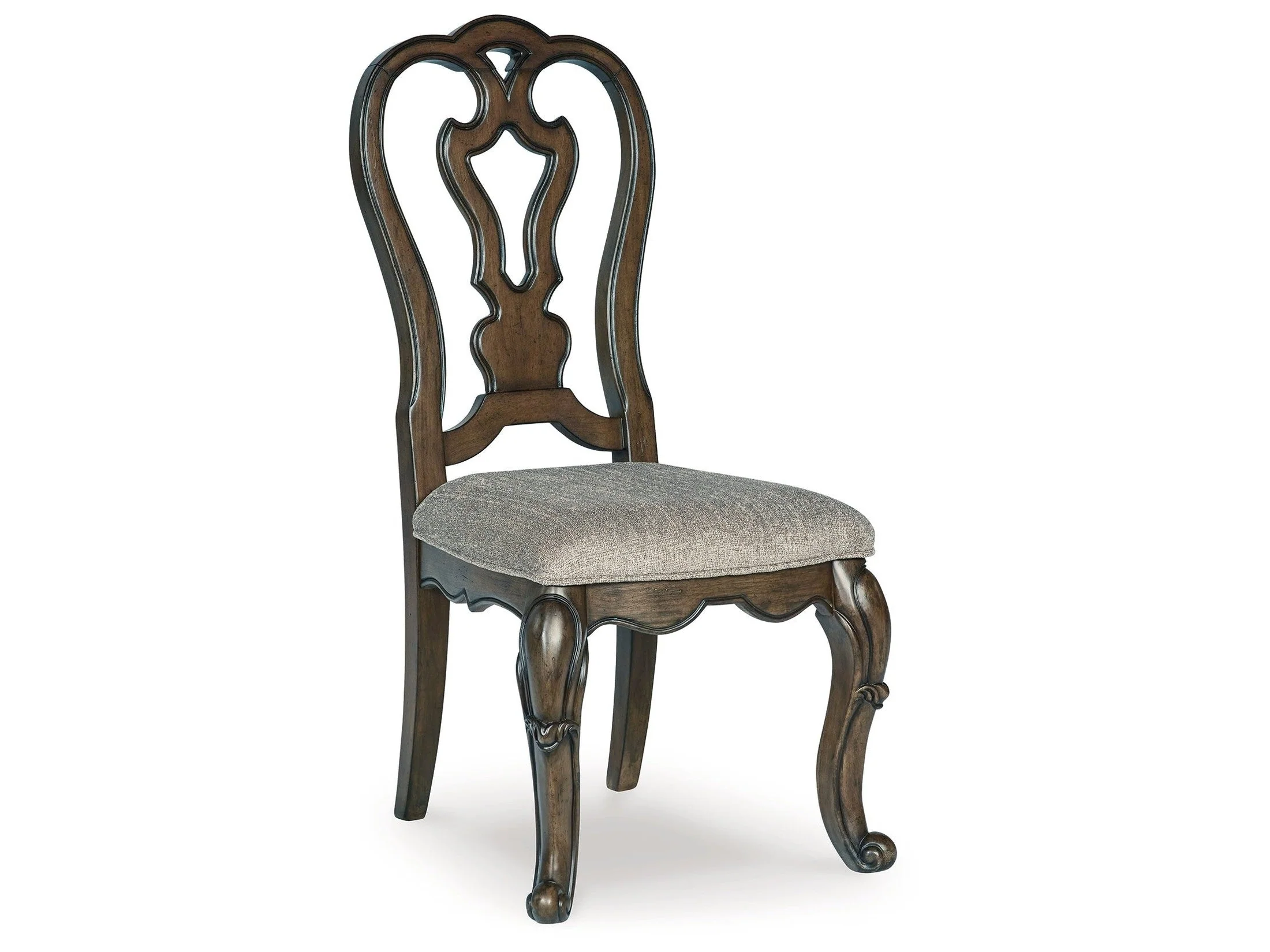 Maylee Dark Brown Dining Table w/8 Chairs (Online Special Price) - Image 4