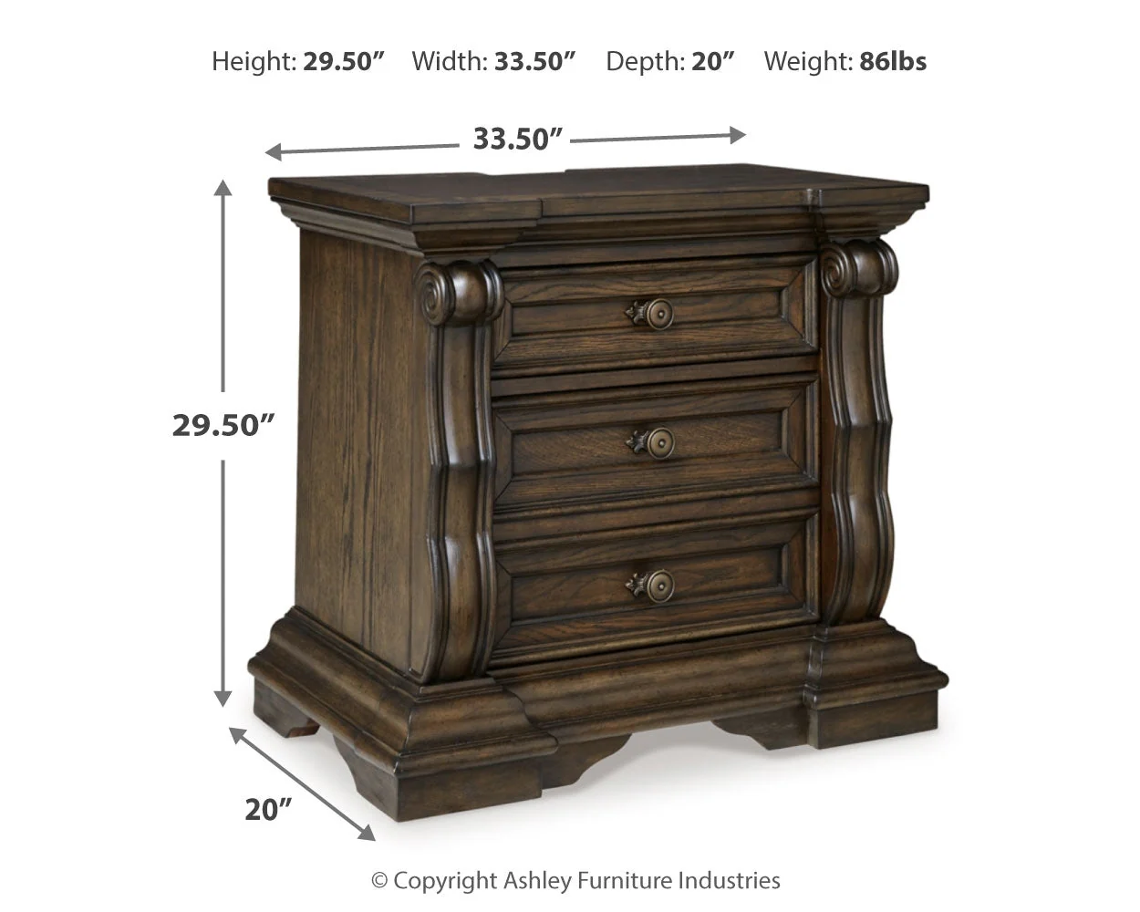 Maylee Dark Brown Queen Upholstered Panel Bedroom Set with Dresser, Mirror and Nightstand (Online Special Price) - Image 13