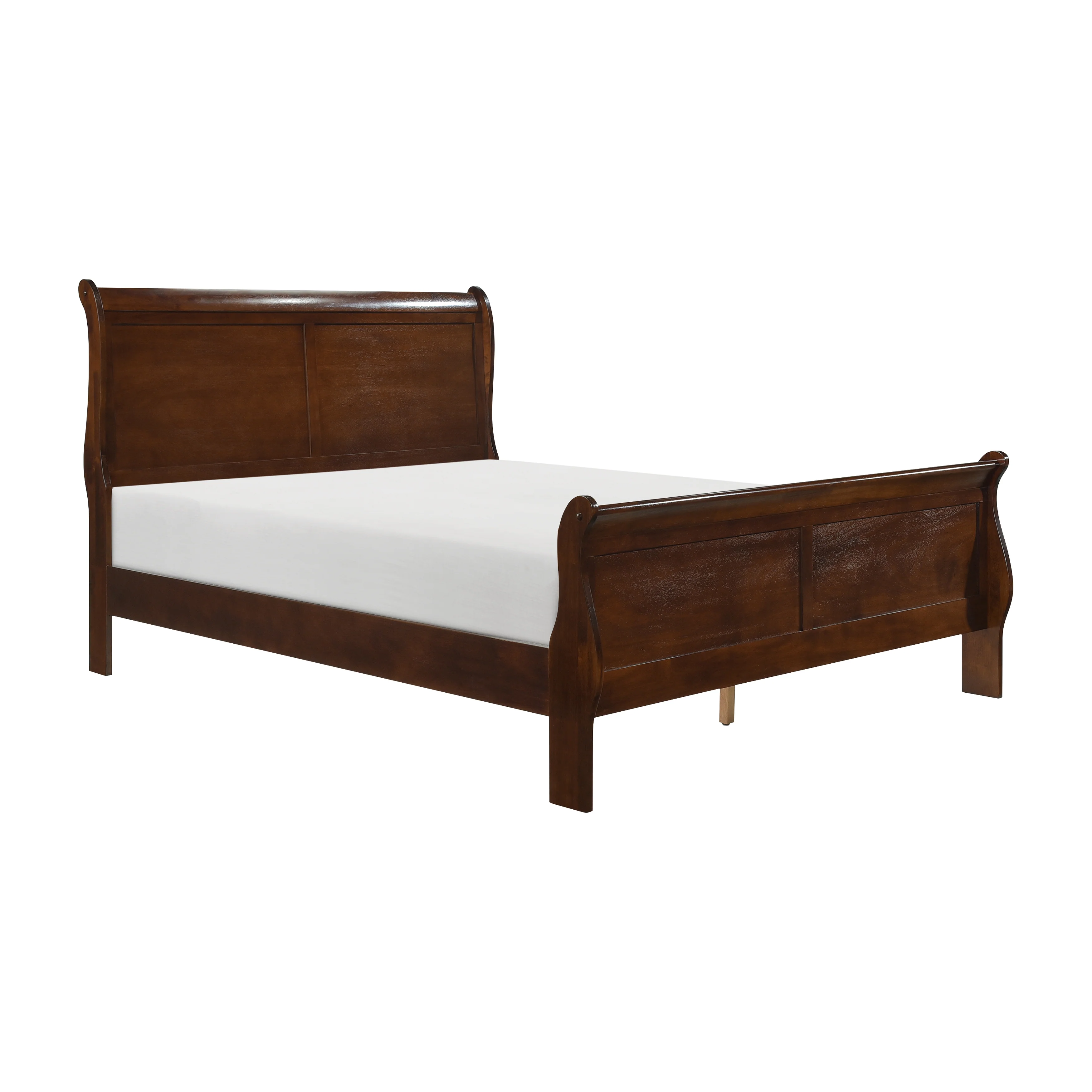 Mayville Brown Cherry 5-Piece Queen Bedroom Set - Image 3