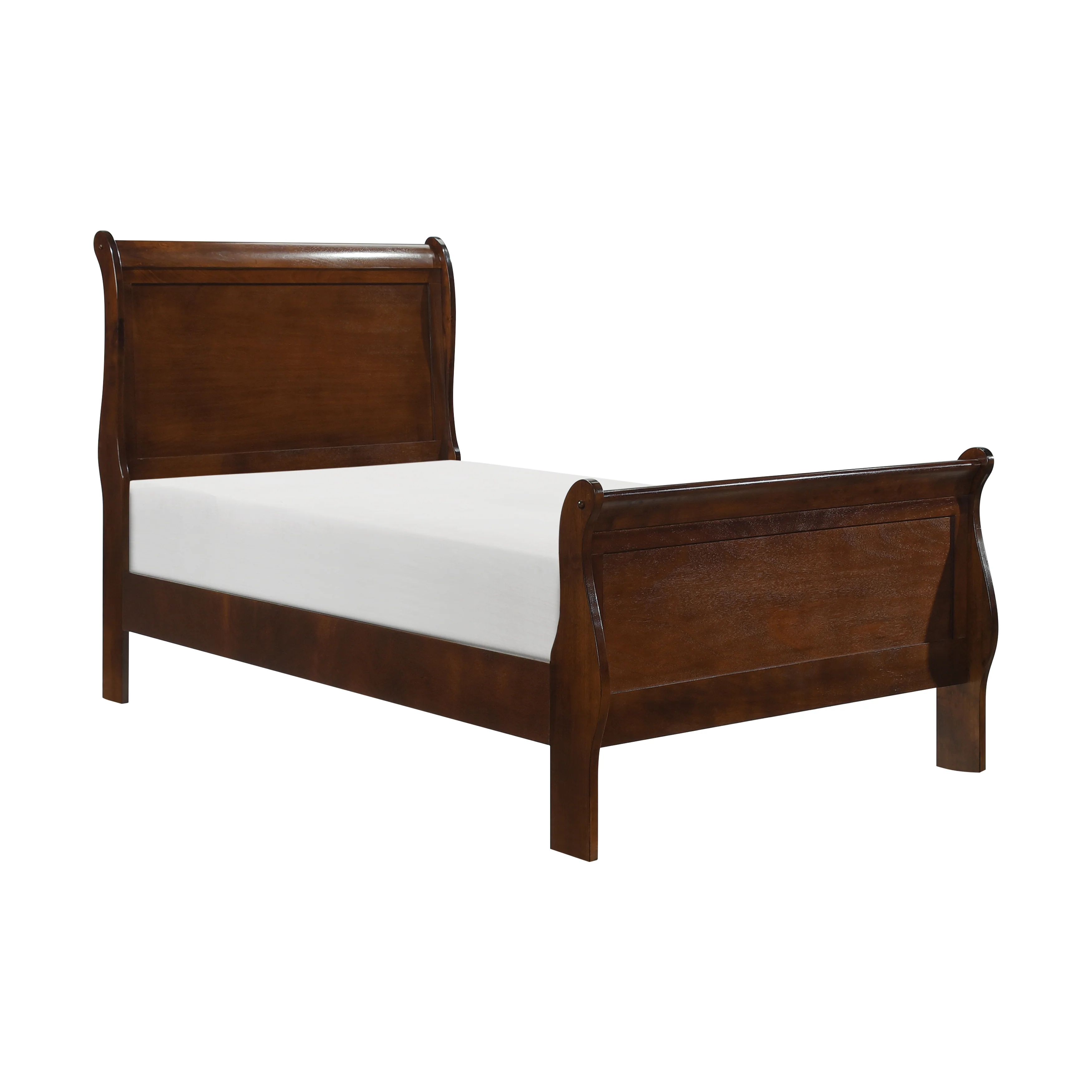Mayville Brown Cherry 5-Piece Twin Bedroom Set - Image 3