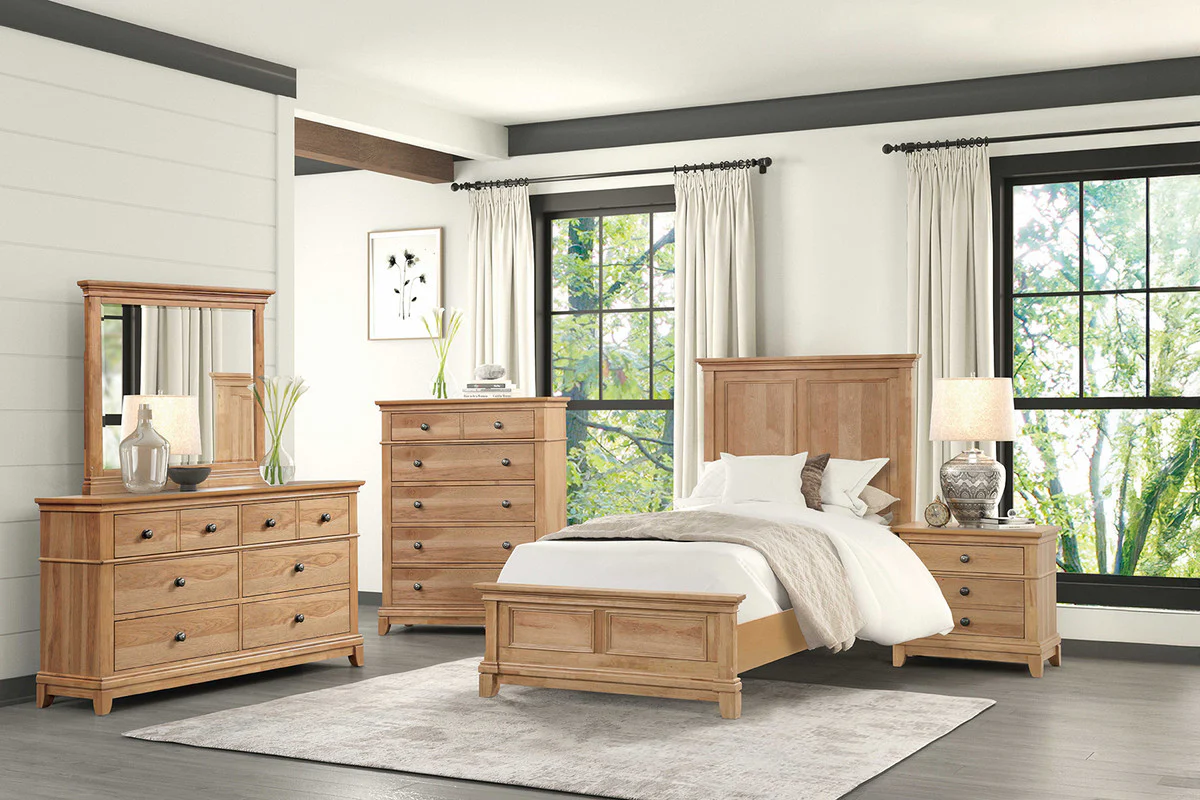 Mchenry Natural Oak Full Bed - Image 2