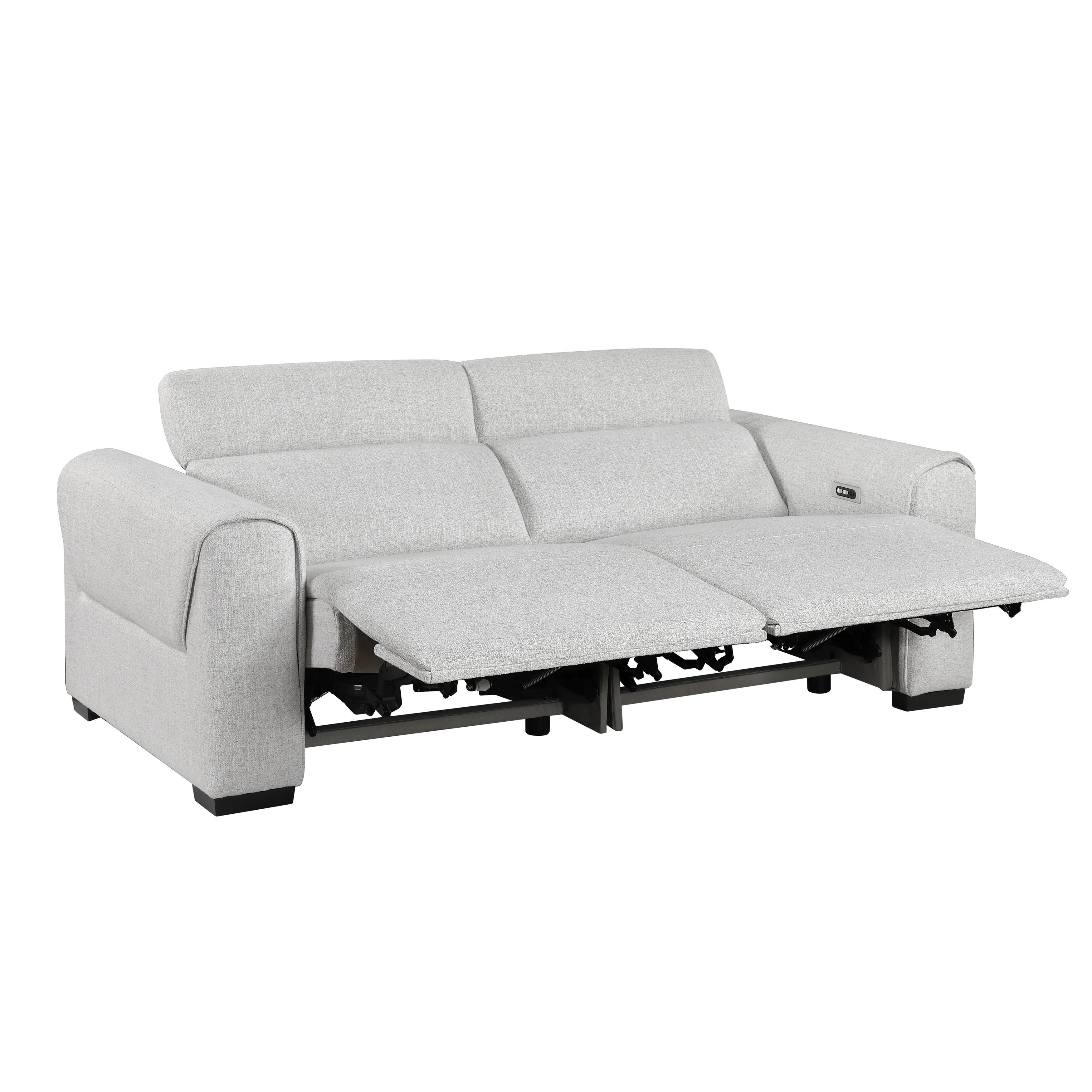 McPherson Cloud Power Double Reclining Loveseat with Power Headrests - Image 4