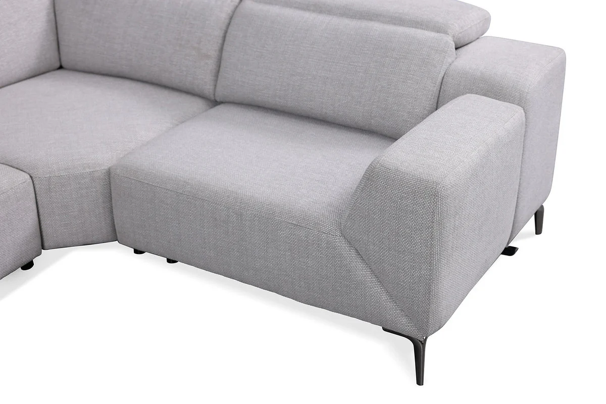 Melancton Light Gray Power Sectional - Image 3