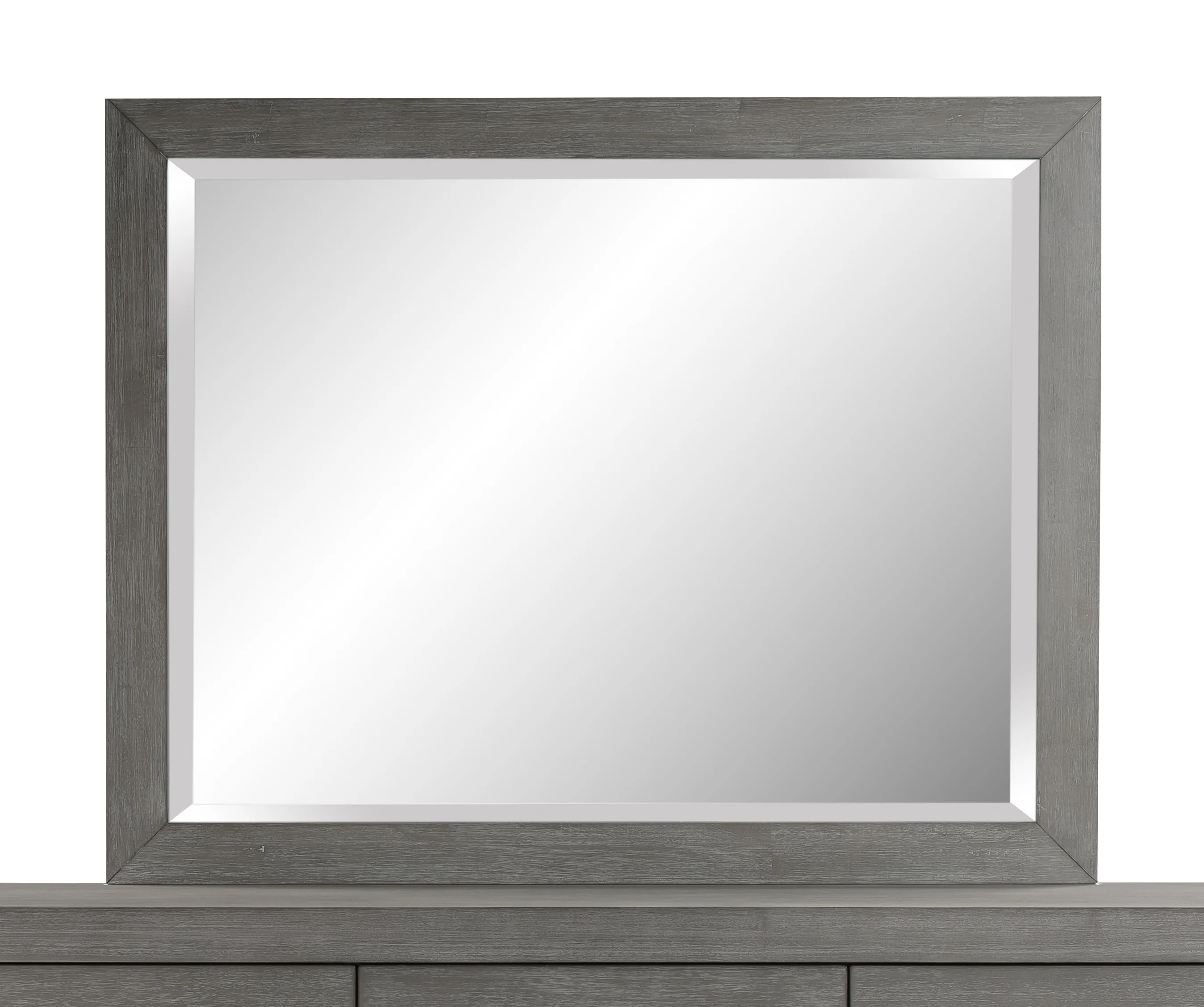 Melbourne Beveled Glass Mirror in Mineral - Image 3
