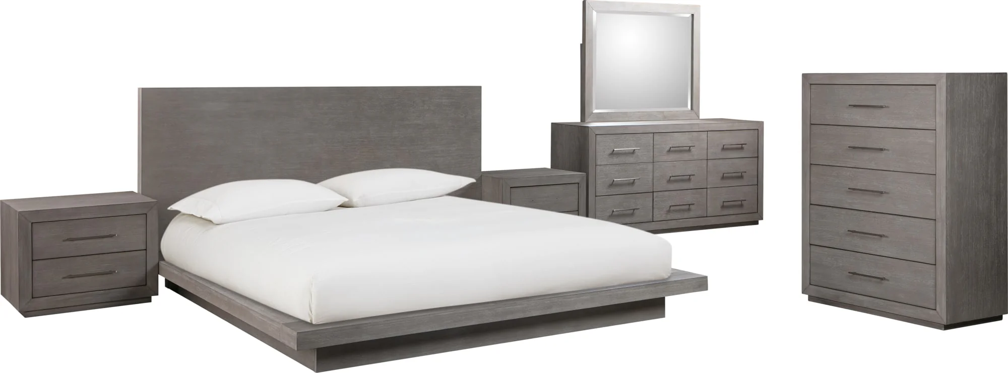 Melbourne Mineral Full Panel Bed - Image 9
