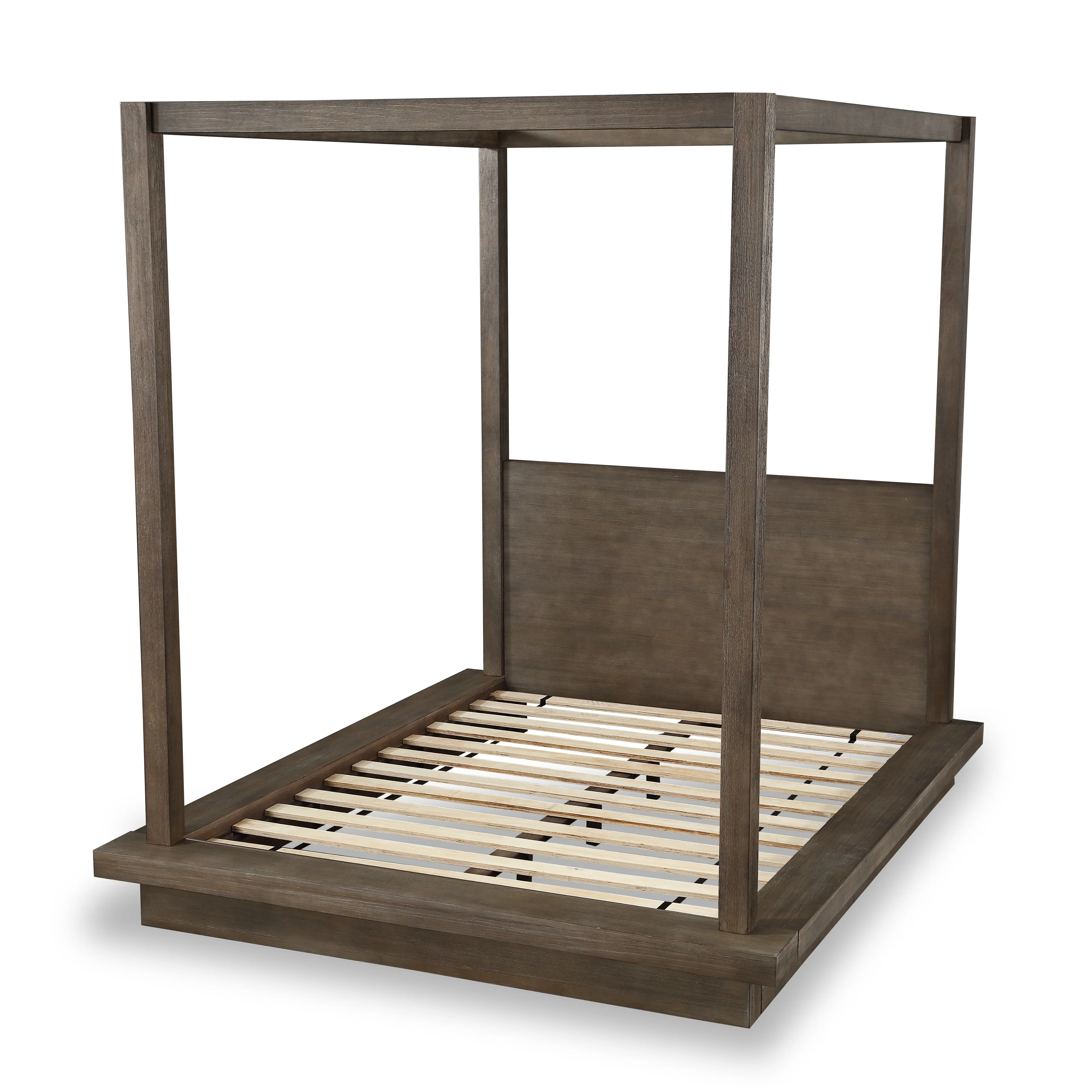 Melbourne Wood Full Canopy Bed in Dark Pine - Image 7