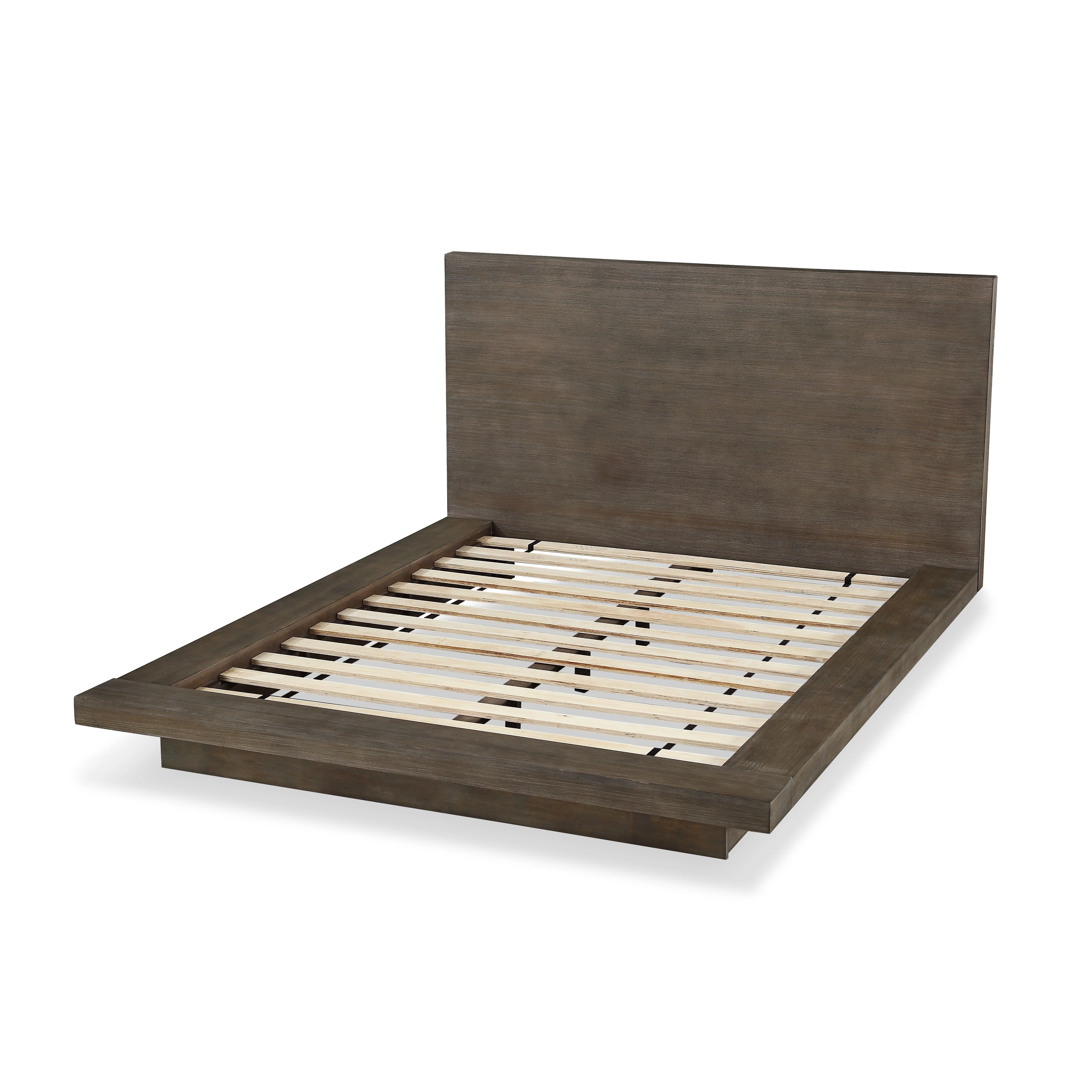 Melbourne Wood Full Platform Bed in Dark Pine - Image 6
