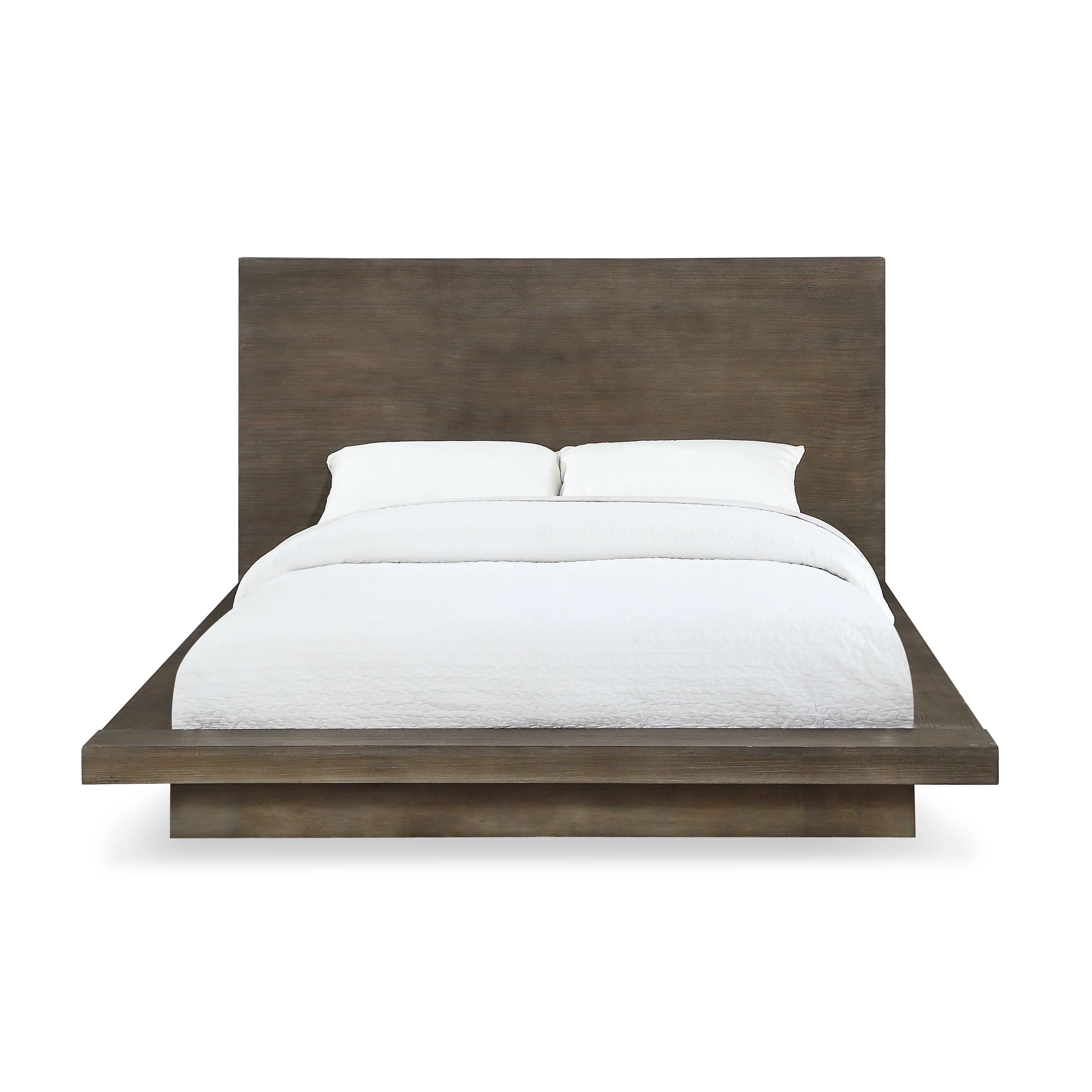 Melbourne Wood Queen Platform Bed in Dark Pine - Image 4