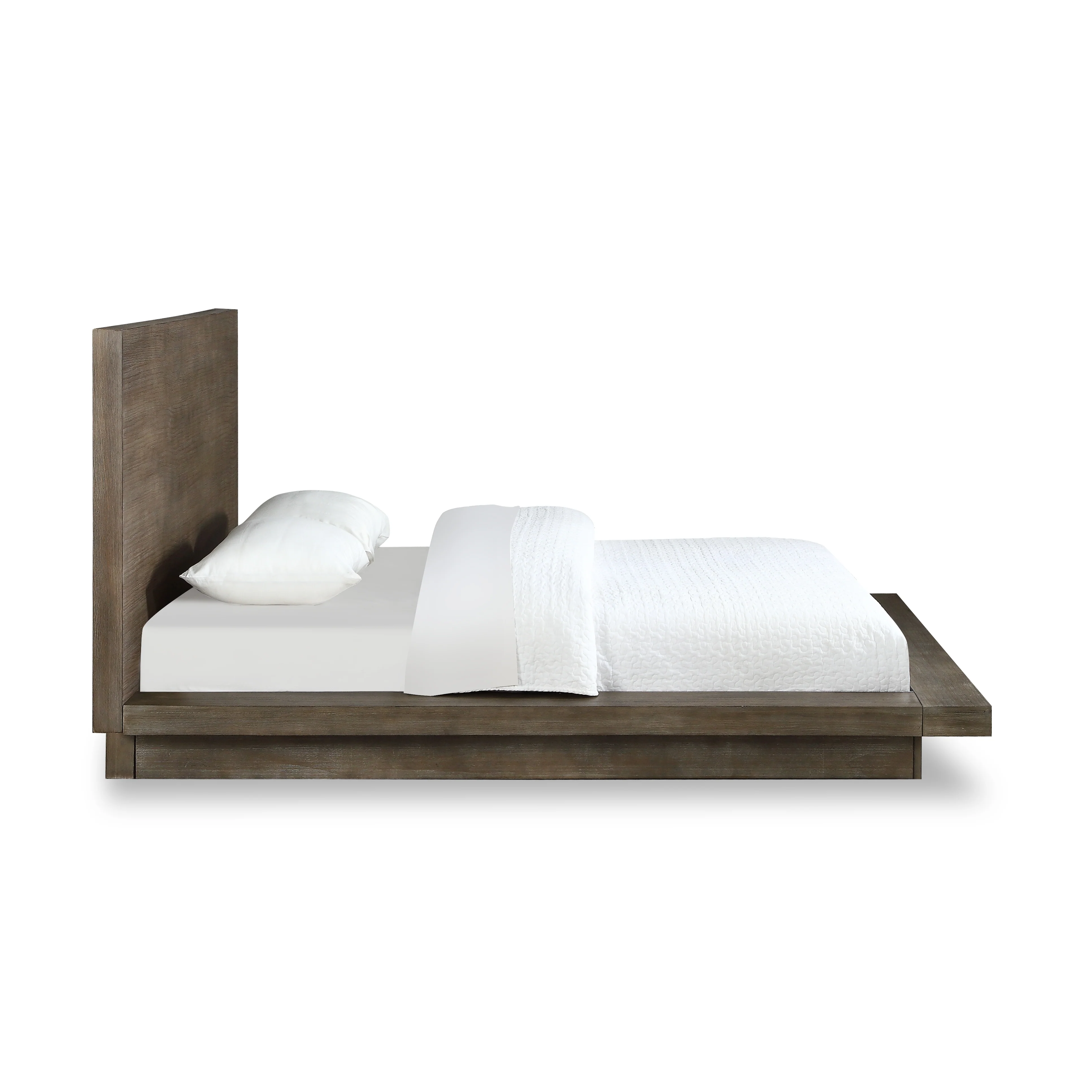 Melbourne Wood Queen Platform Bed in Dark Pine - Image 5