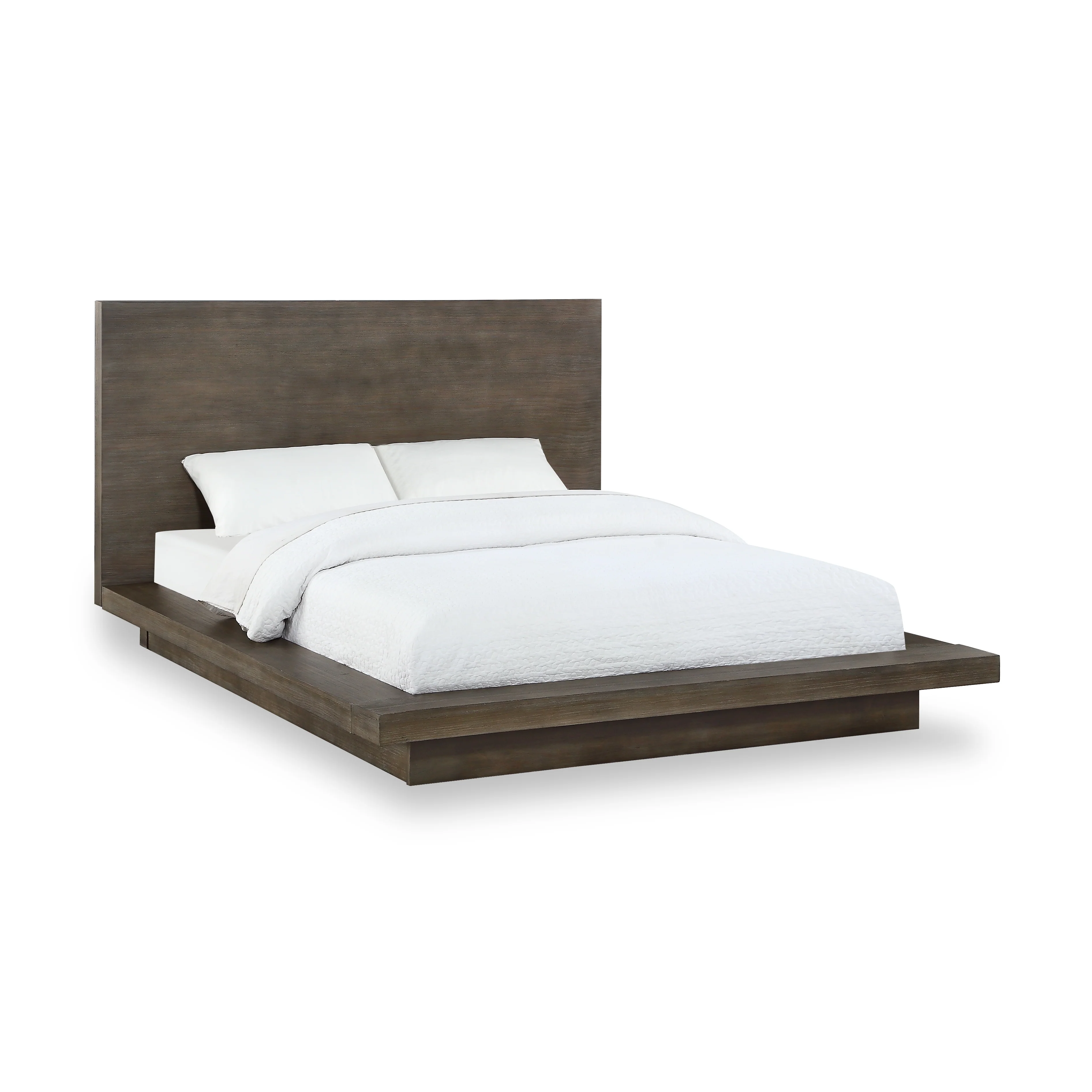 Melbourne Wood Eastern King Platform Bed in Dark Pine - Image 3