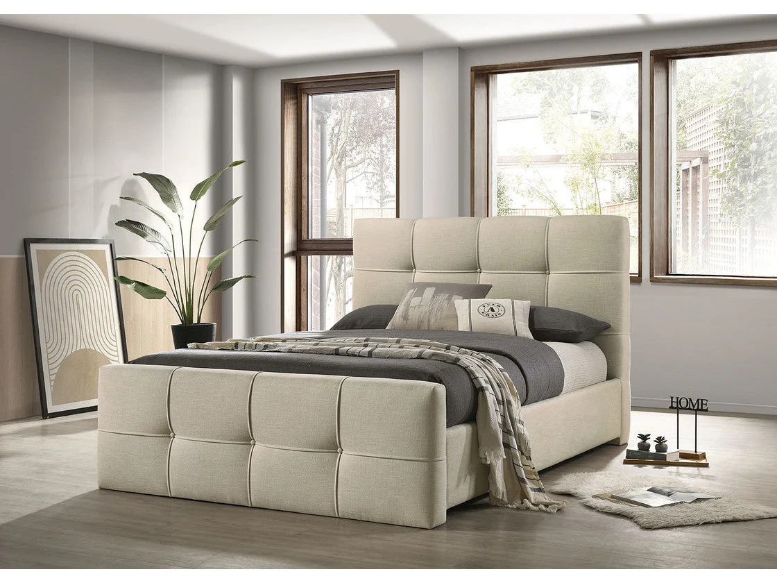 Merced Ivory Queen Bed
