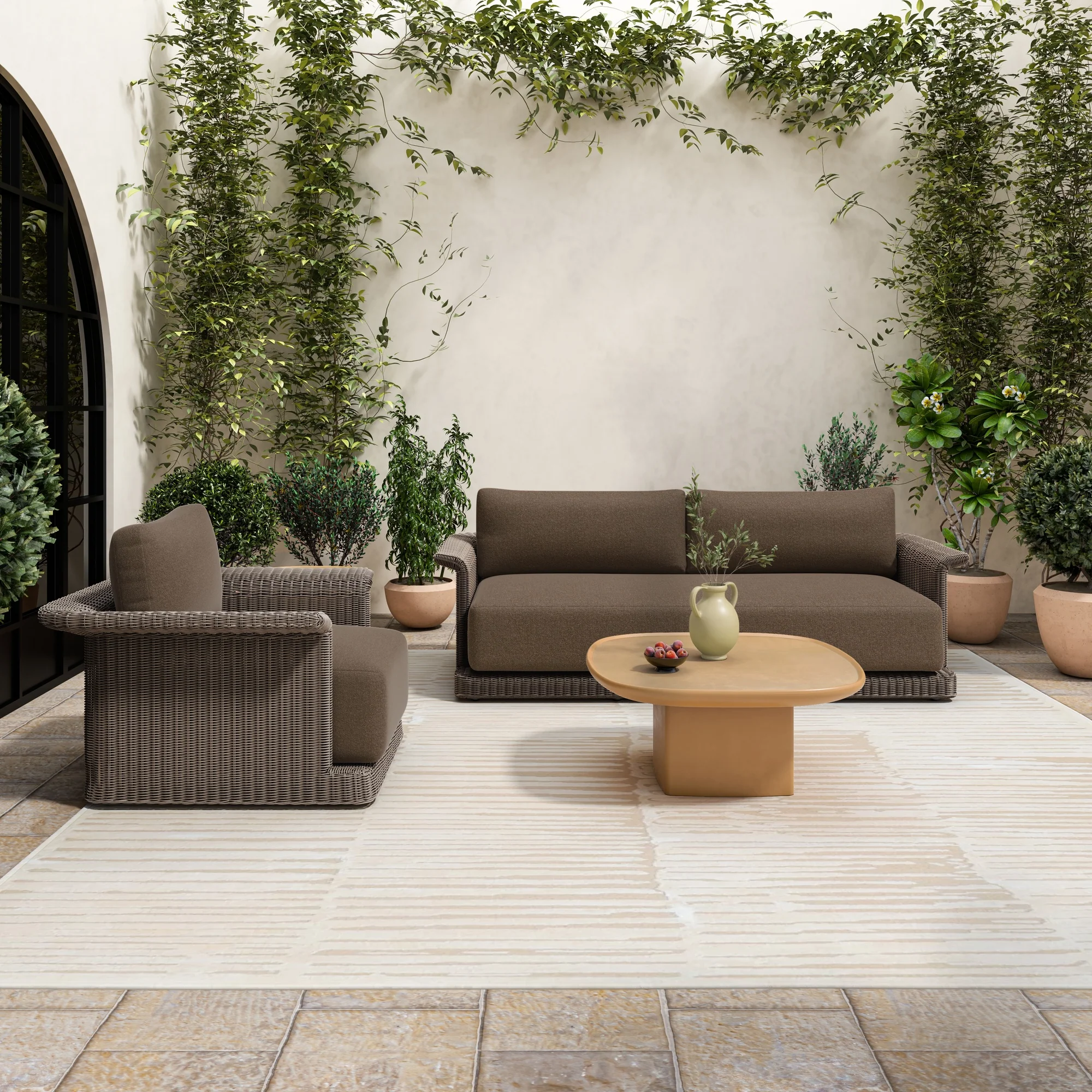 Meredith Brown Outdoor Accent Chair - Image 7