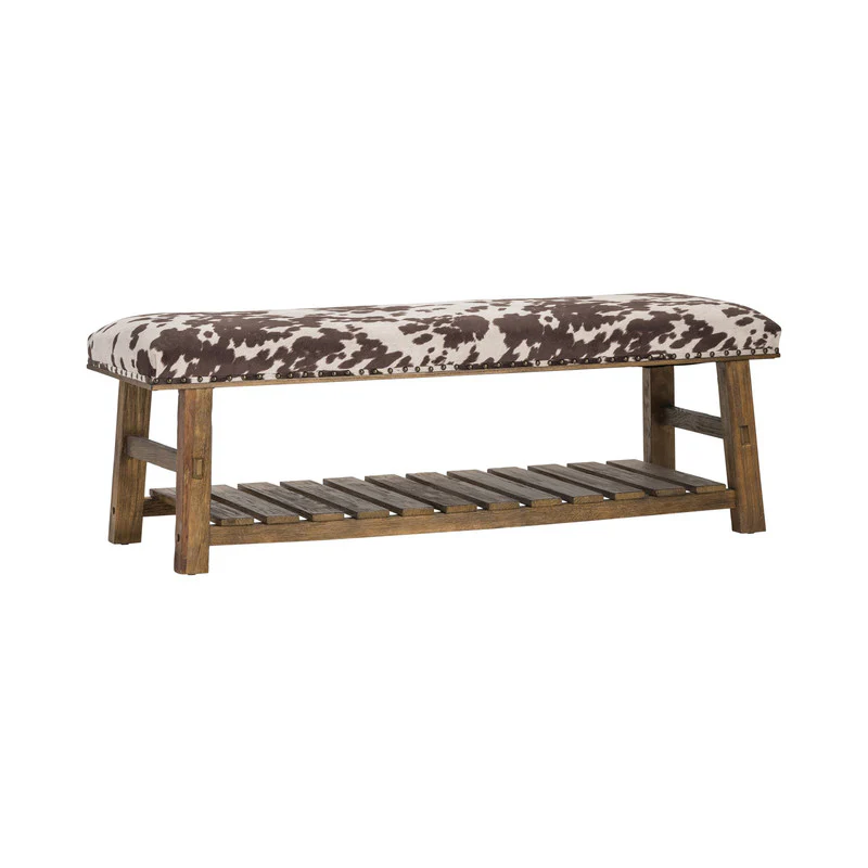 Mesquite Ranch Brown/White Bench - Image 2