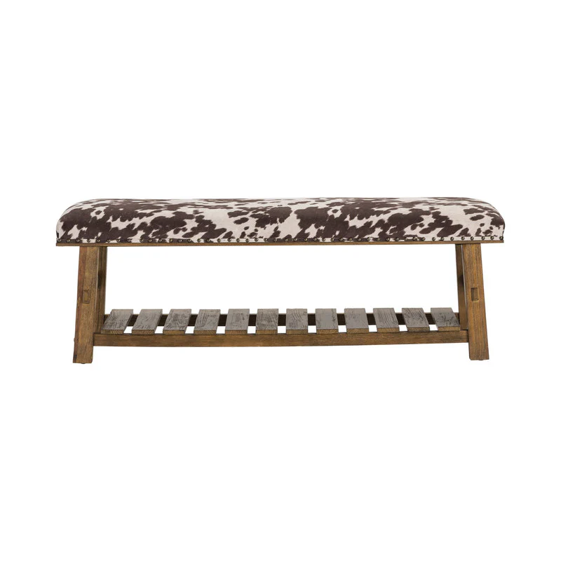 Mesquite Ranch Brown/White Bench - Image 4