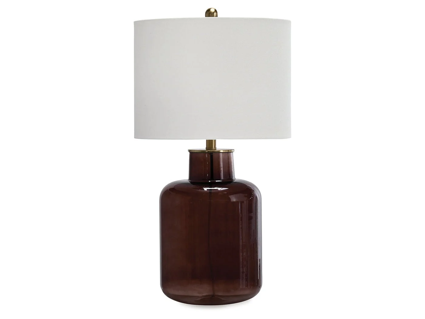 Mette Brown/Gold Glass Table Lamp (1/CN) (Online Special Price)