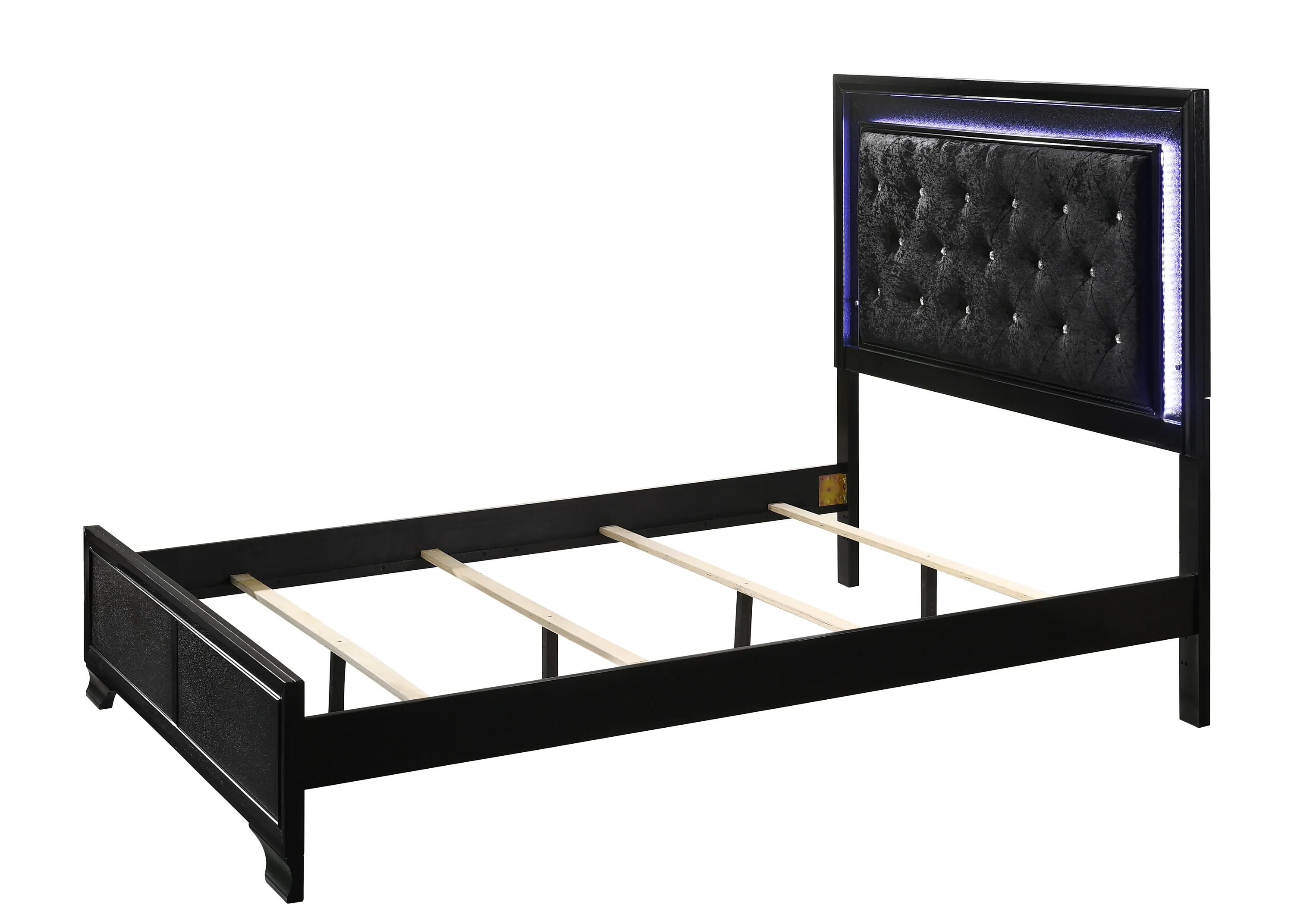 Micah Black LED Youth Panel Bedroom Set - Image 4