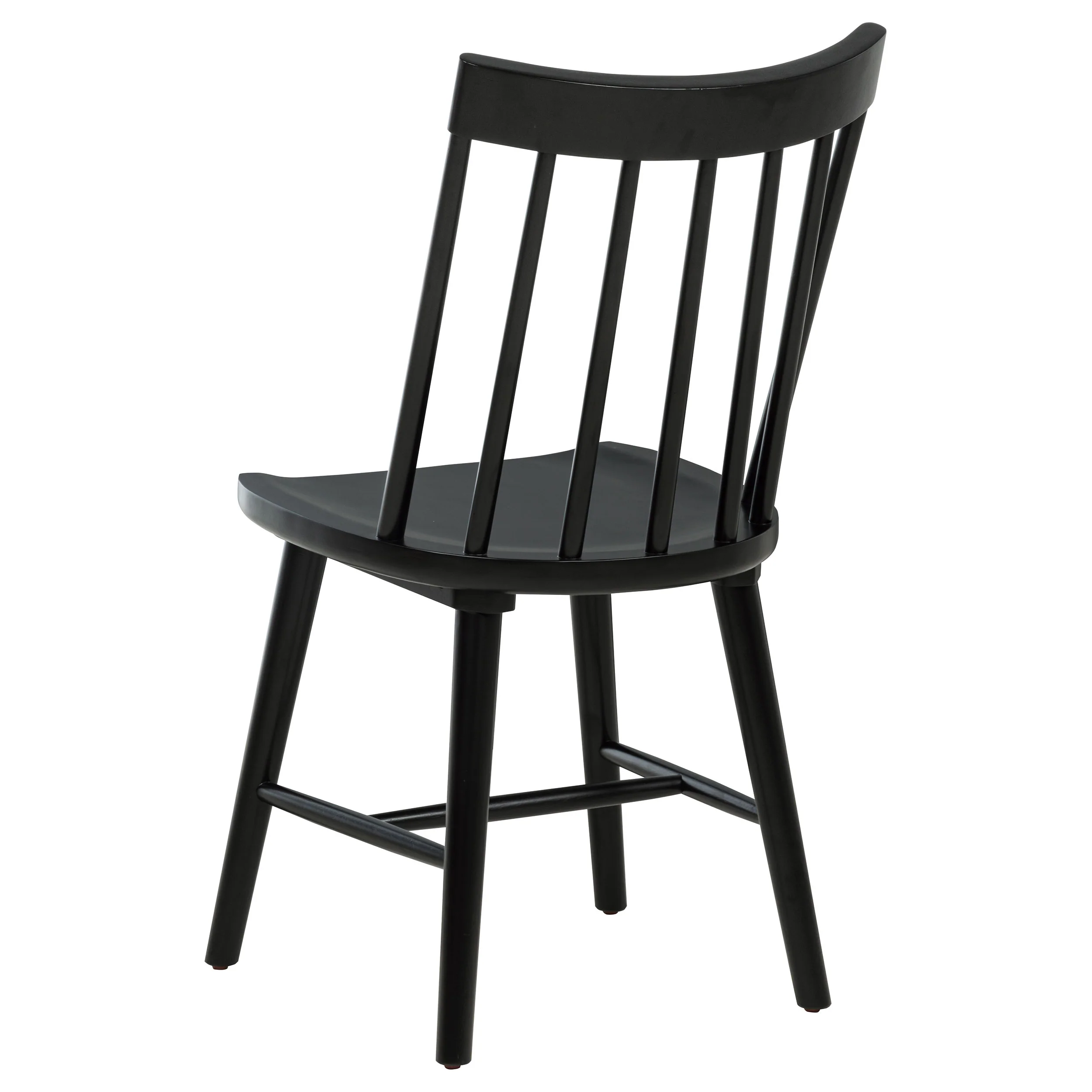 Middleton Black Solid Wood Dining Side Chair (Set of 2) - Image 7