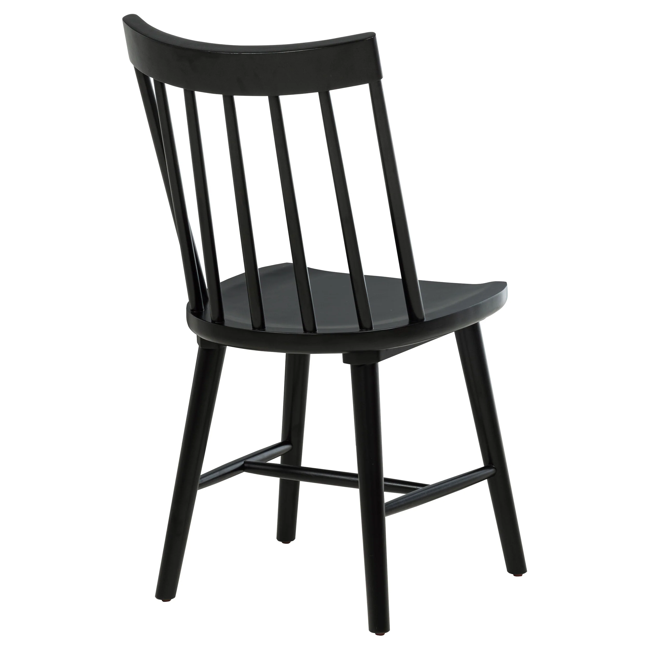 Middleton Black Solid Wood Dining Side Chair (Set of 2) - Image 9