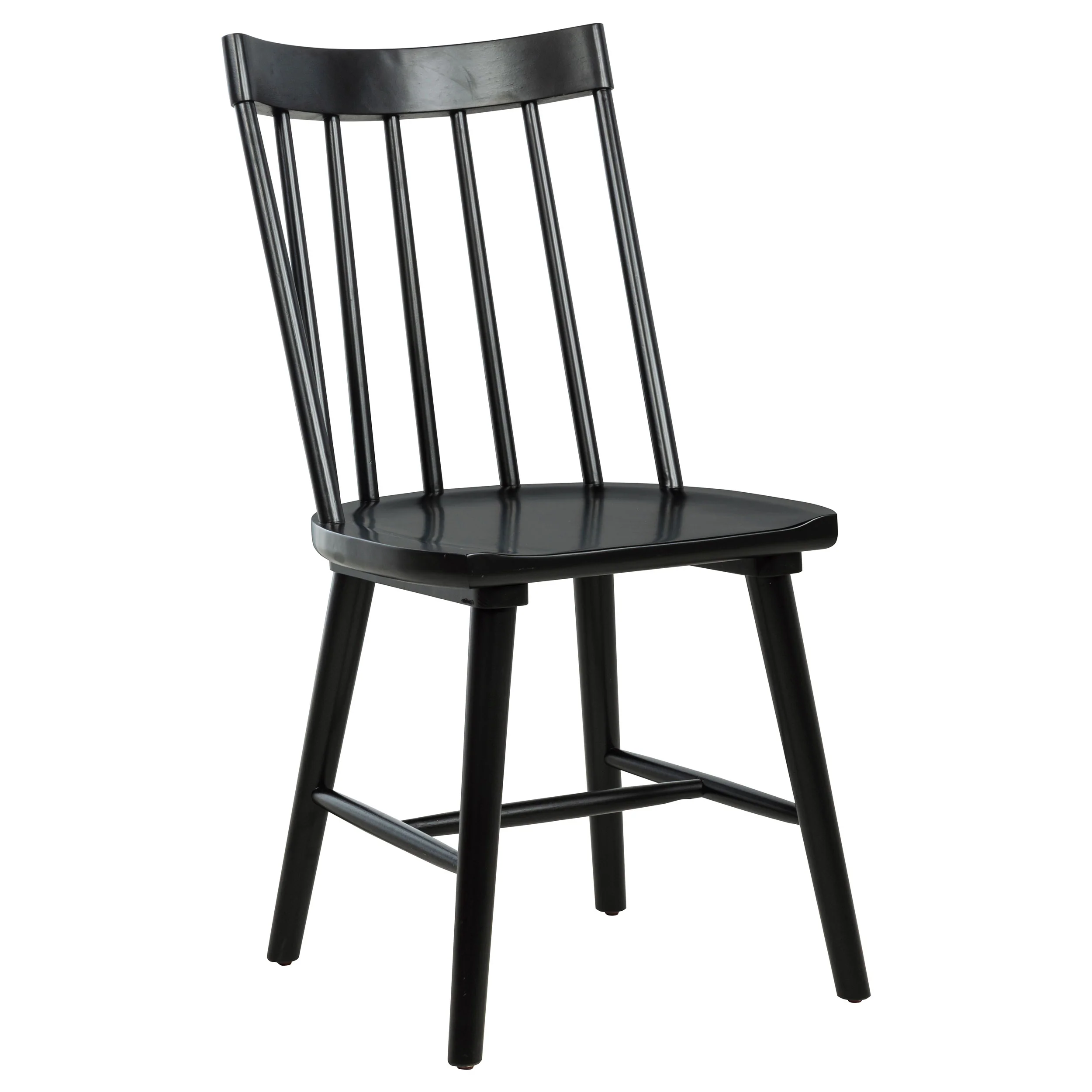Middleton Brown and Black 6-piece Extension Leaf Dining Set - Image 6