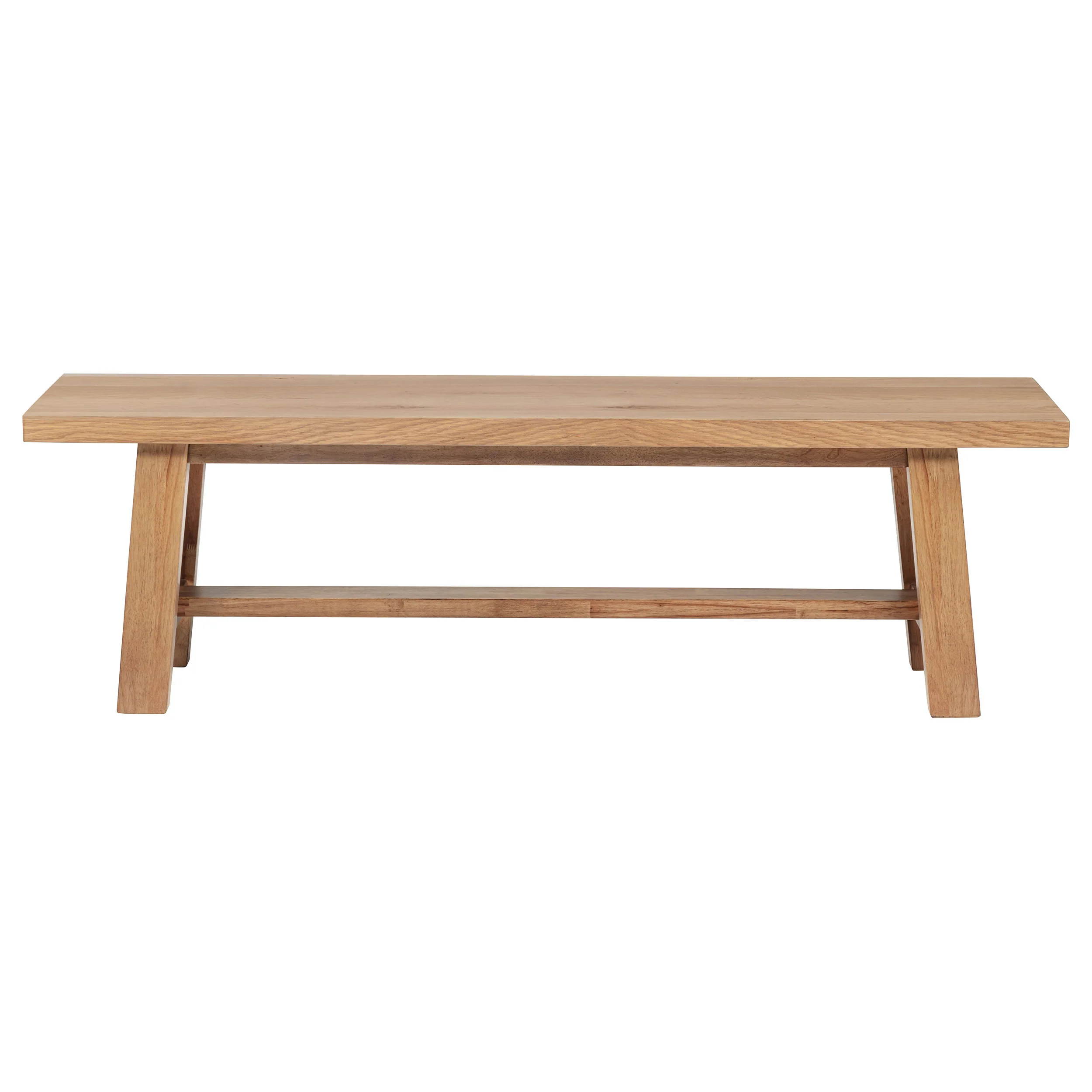 Middleton Natural Brown 60-inch Wood Backless Dining Bench - Image 3