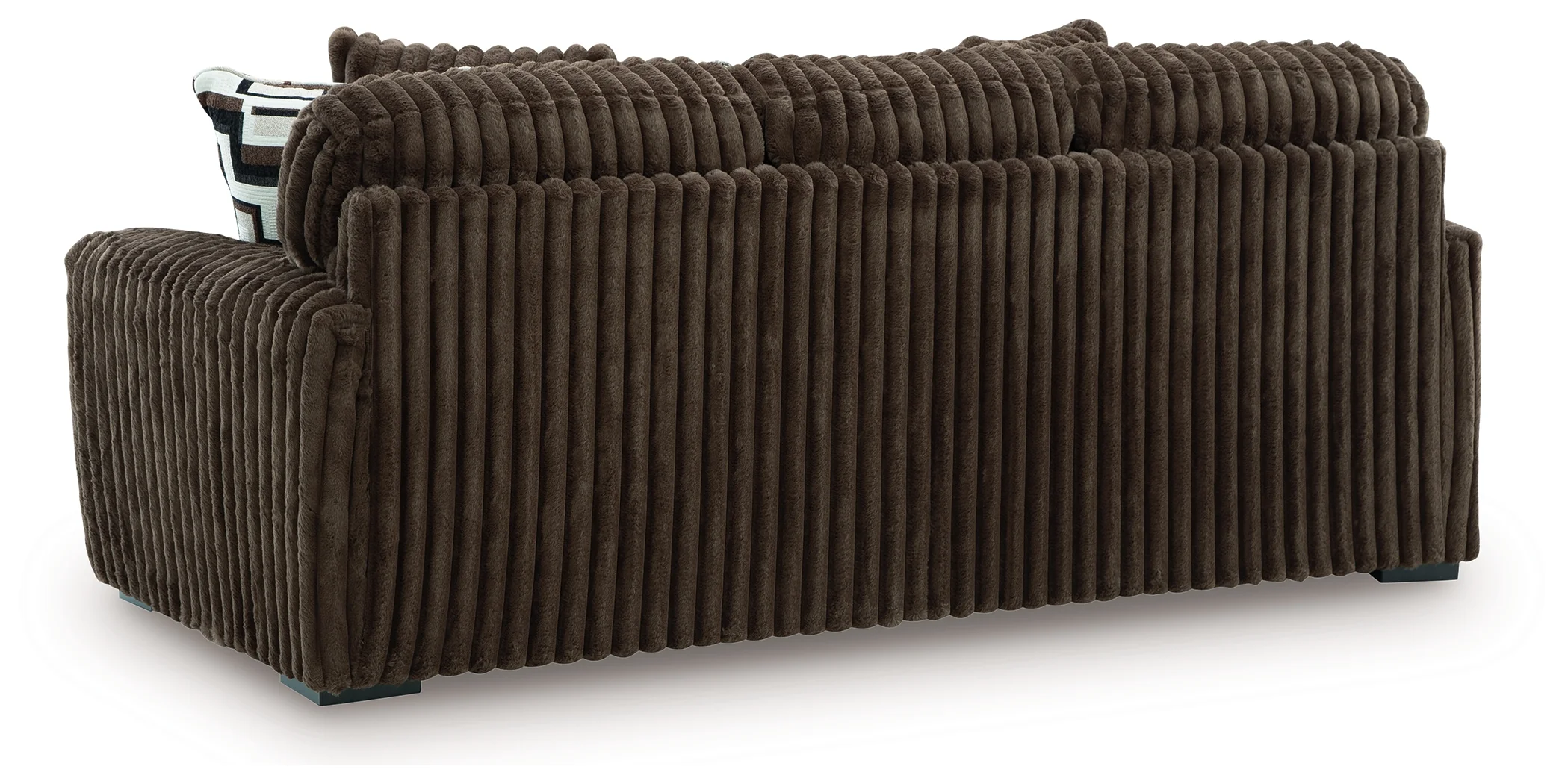 Midnight-Madness Chocolate Sofa, Oversized Chair and Accent Ottoman (Online Special Price) - Image 9
