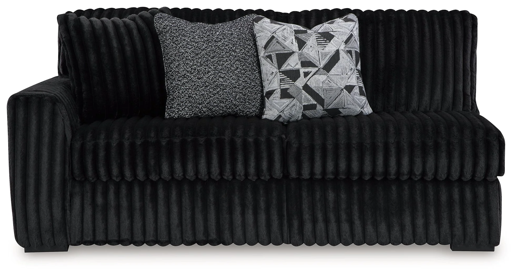 Midnight-Madness Onyx 3-Piece Sectional with Right Chaise (Online Special Price) - Image 10