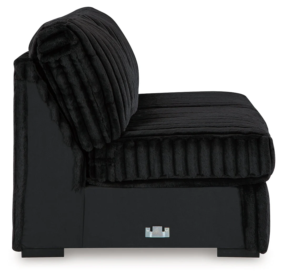 Midnight-Madness Onyx 4-Piece Sectional (Online Special Price) - Image 4